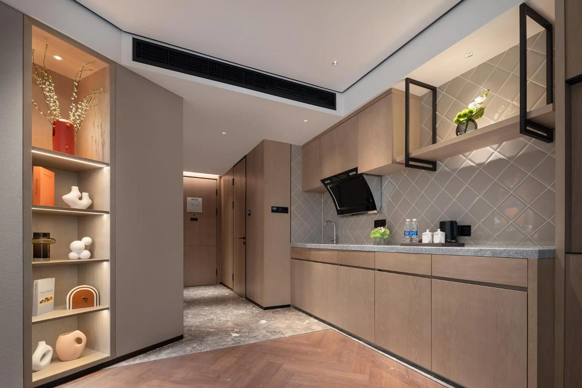 Bed in Howard Johnson Airport Hotel Changsha