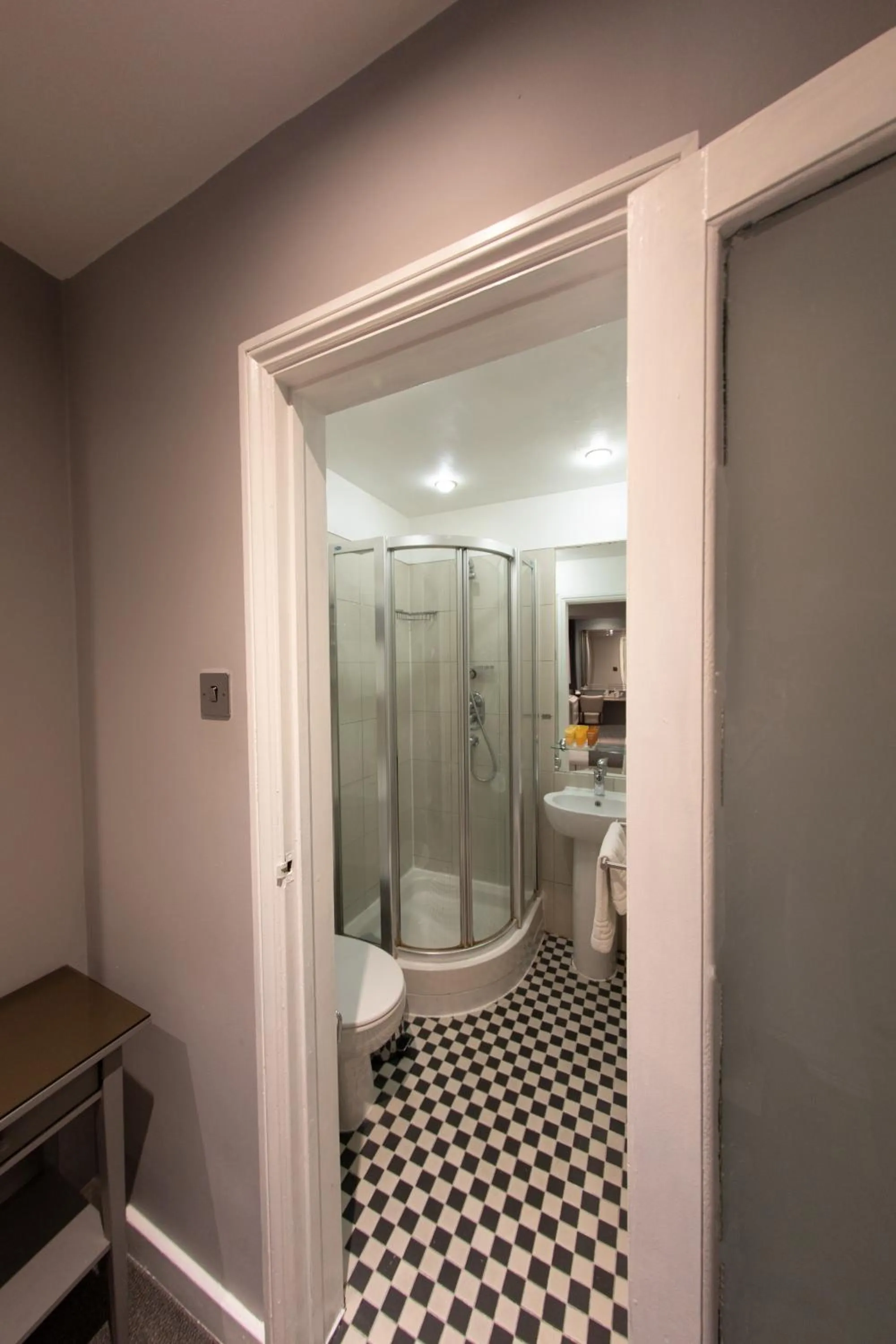 Shower in Duke Of Leinster Hotel