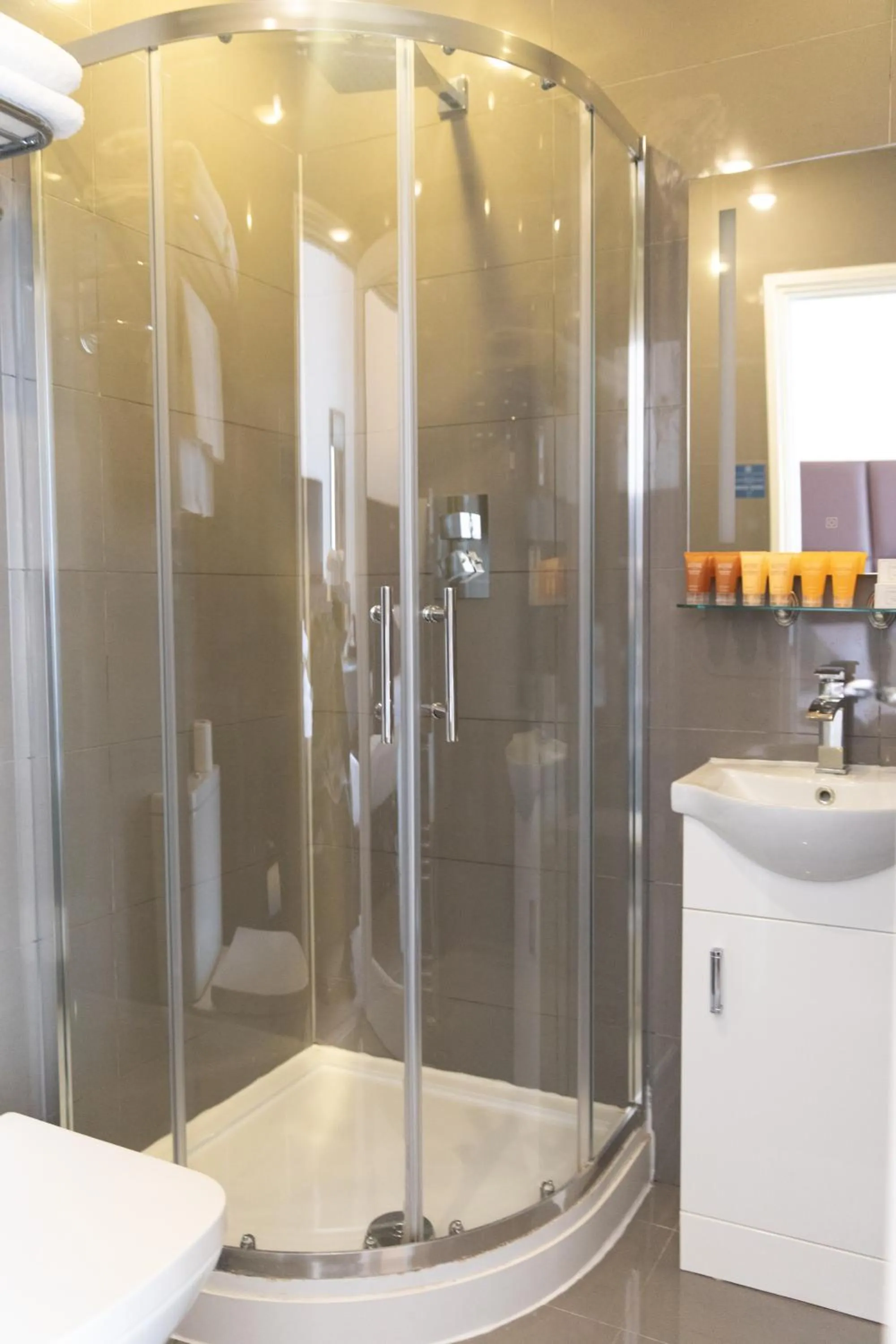 Shower in Duke Of Leinster Hotel