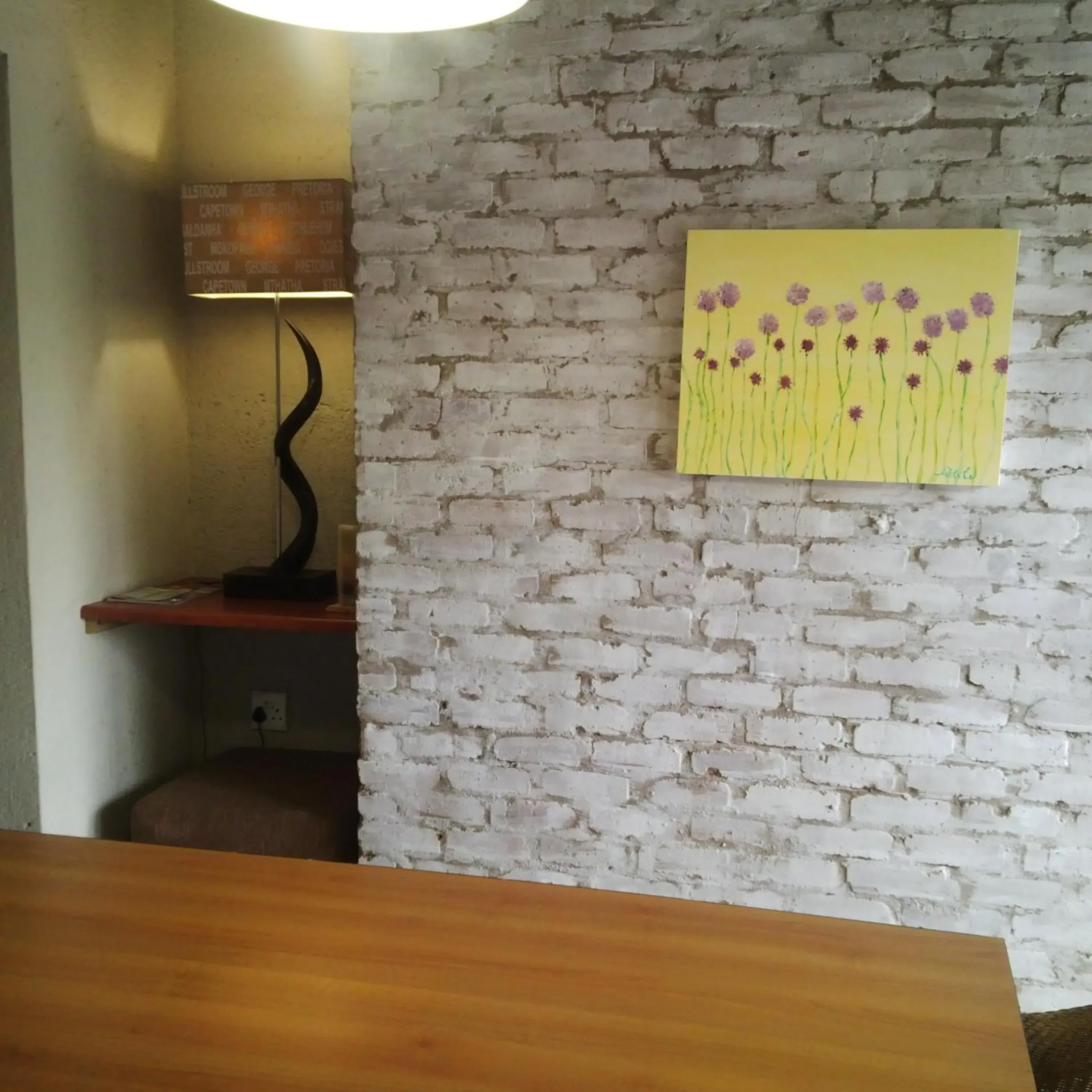 Decorative detail in Zebrina Guest House