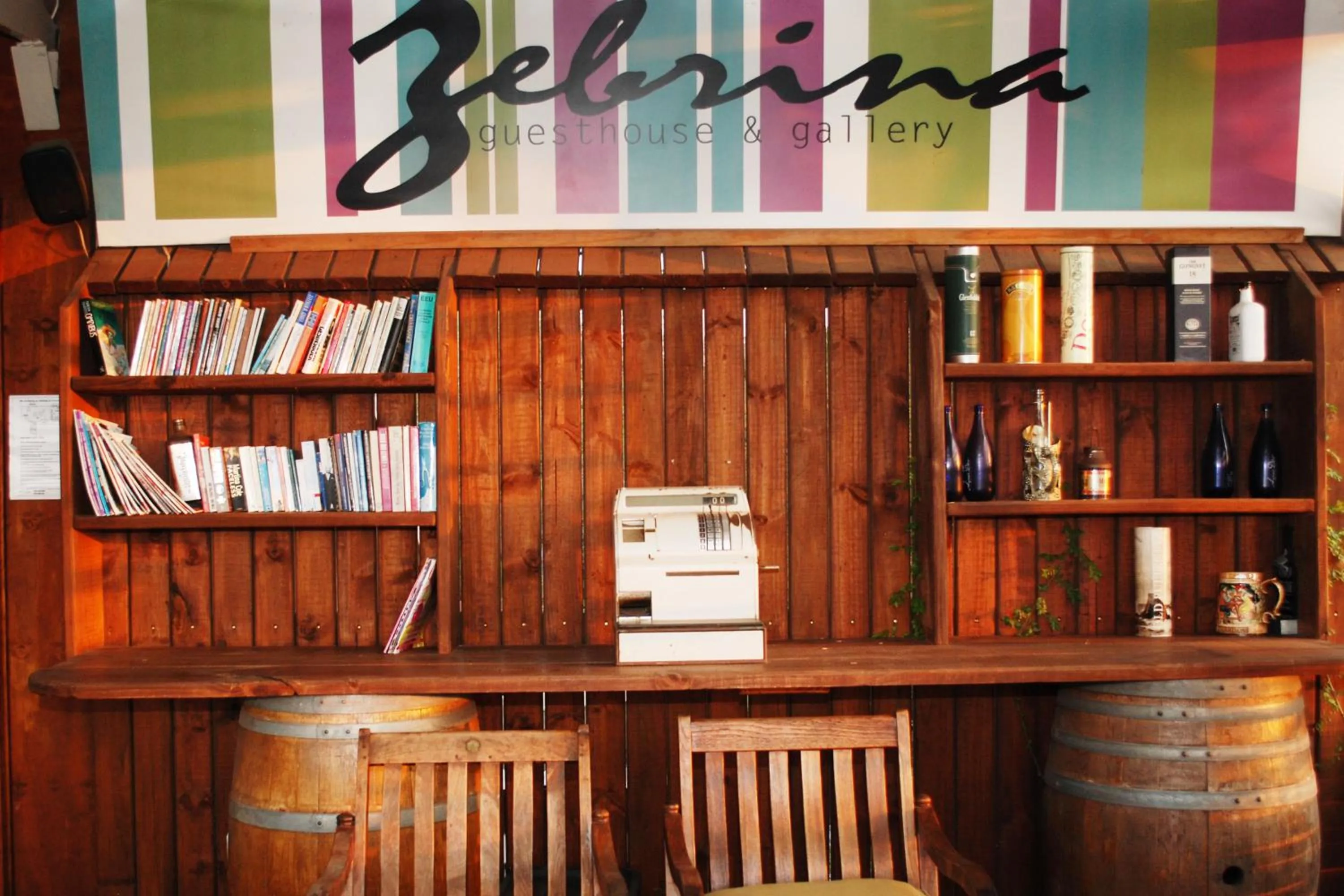 Decorative detail in Zebrina Guest House