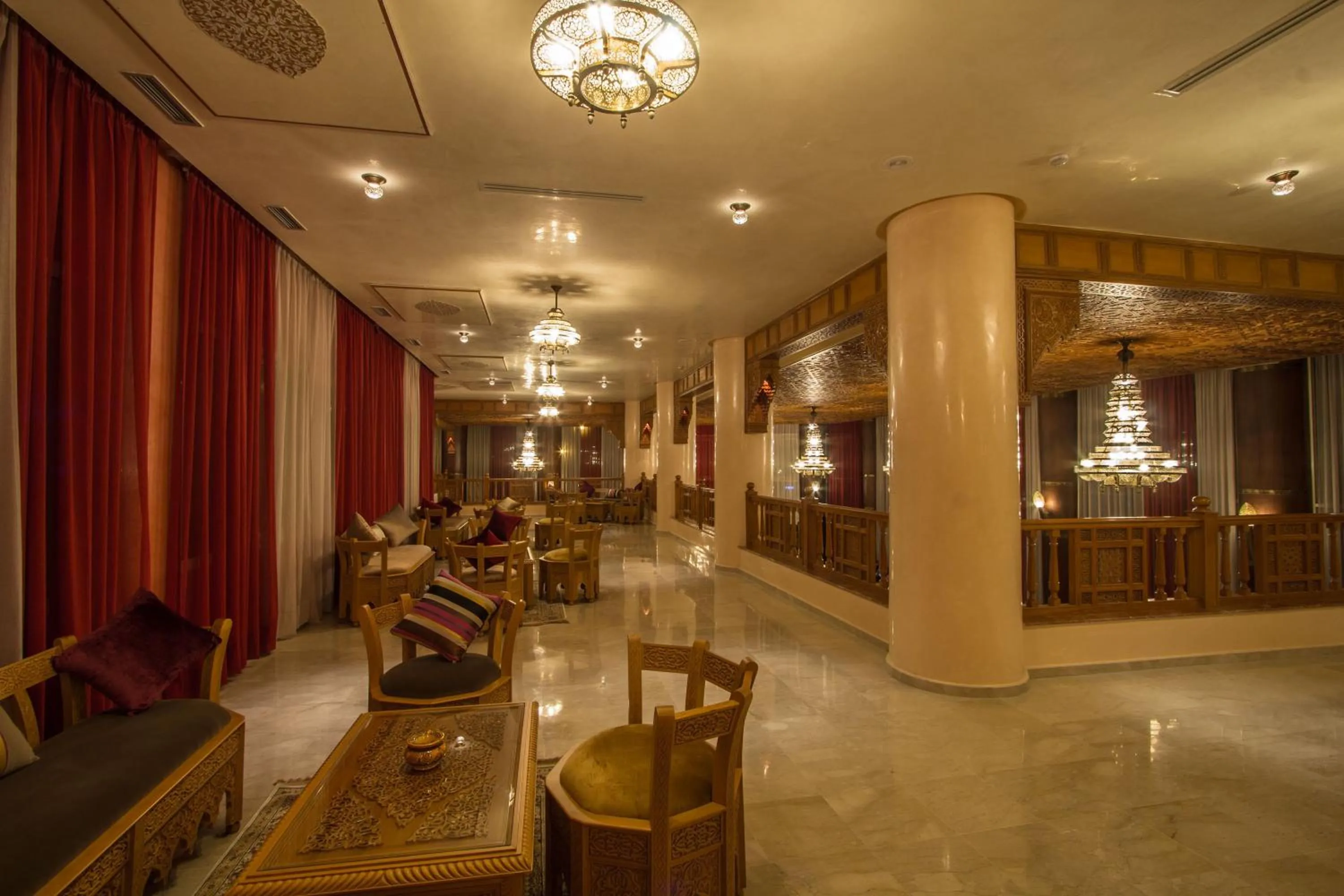 Lobby or reception in Hotel Tafilalet