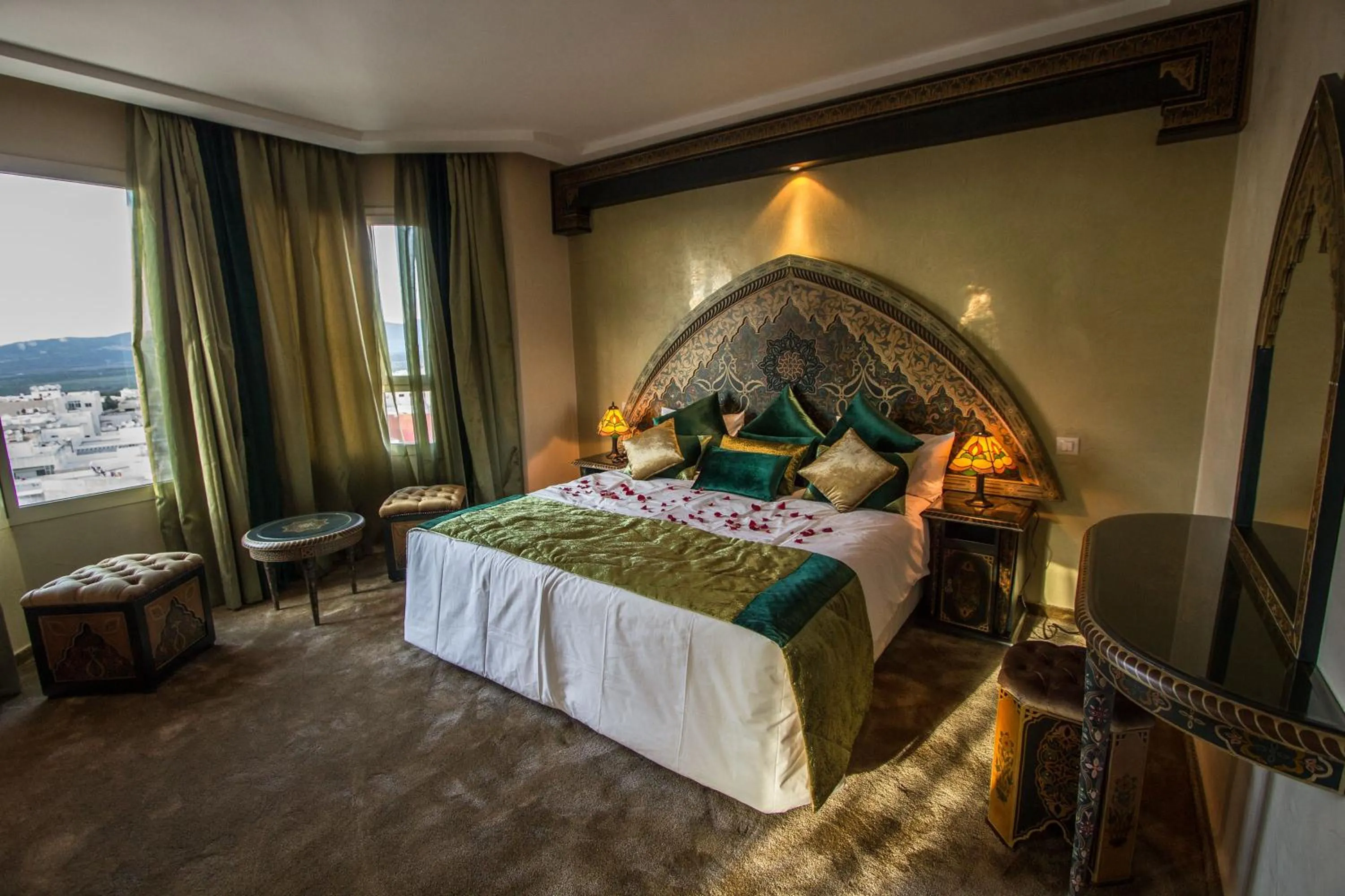 Bedroom, Bed in Hotel Tafilalet