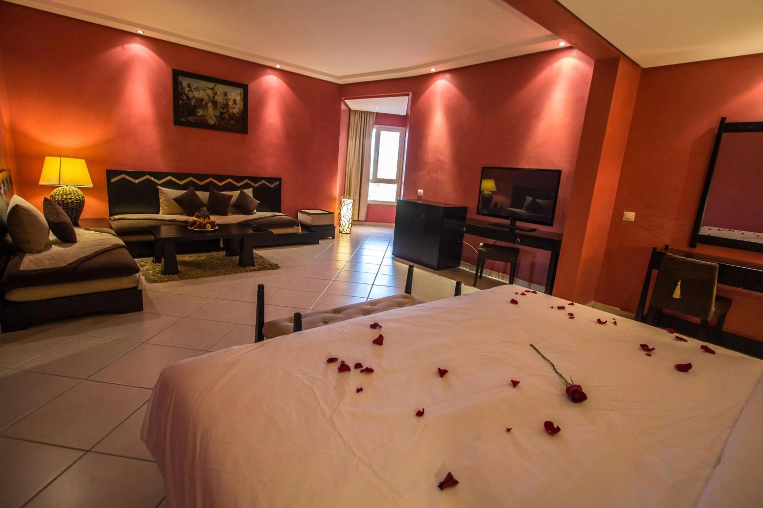 Bedroom, Bed in Hotel Tafilalet