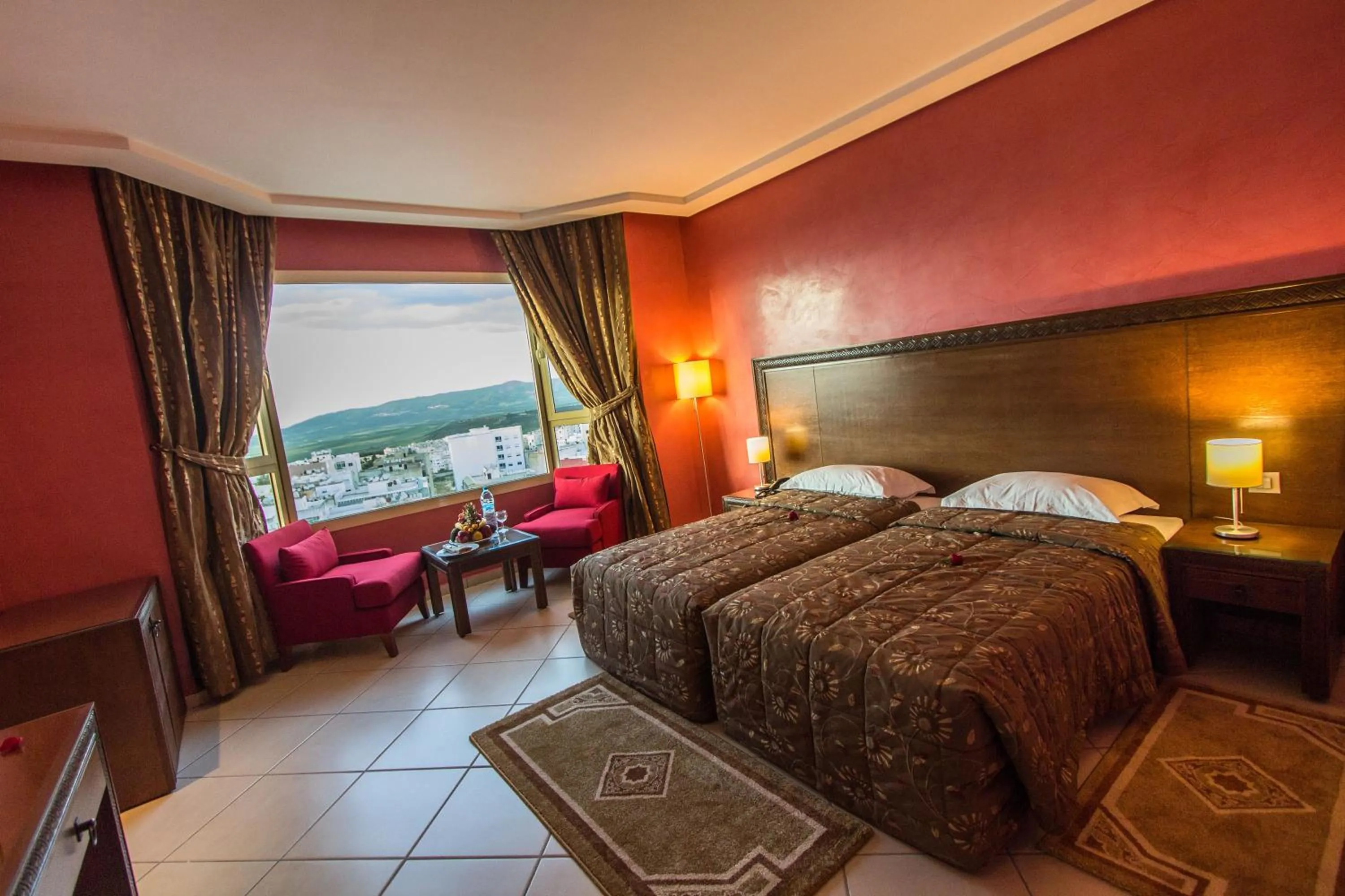 Bedroom, Bed in Hotel Tafilalet