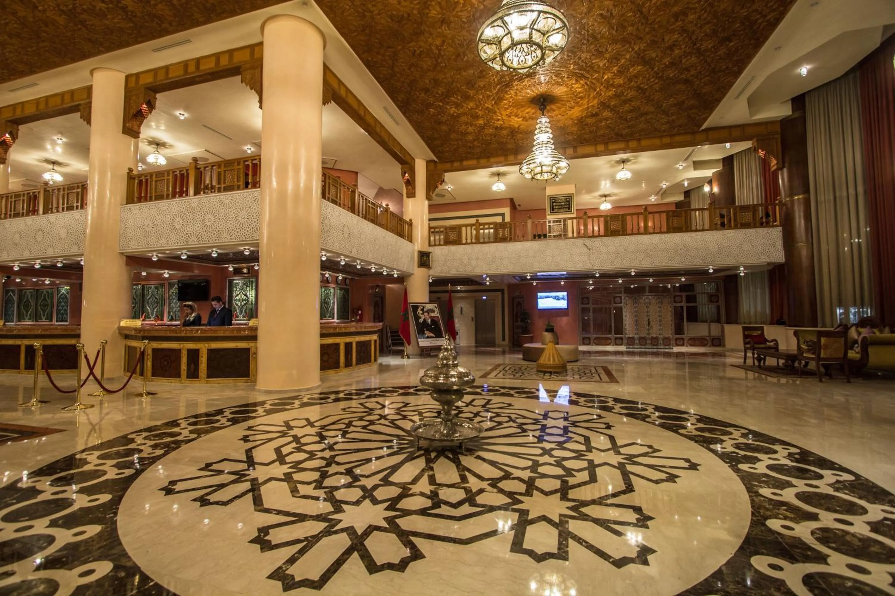 Lobby or reception in Hotel Tafilalet