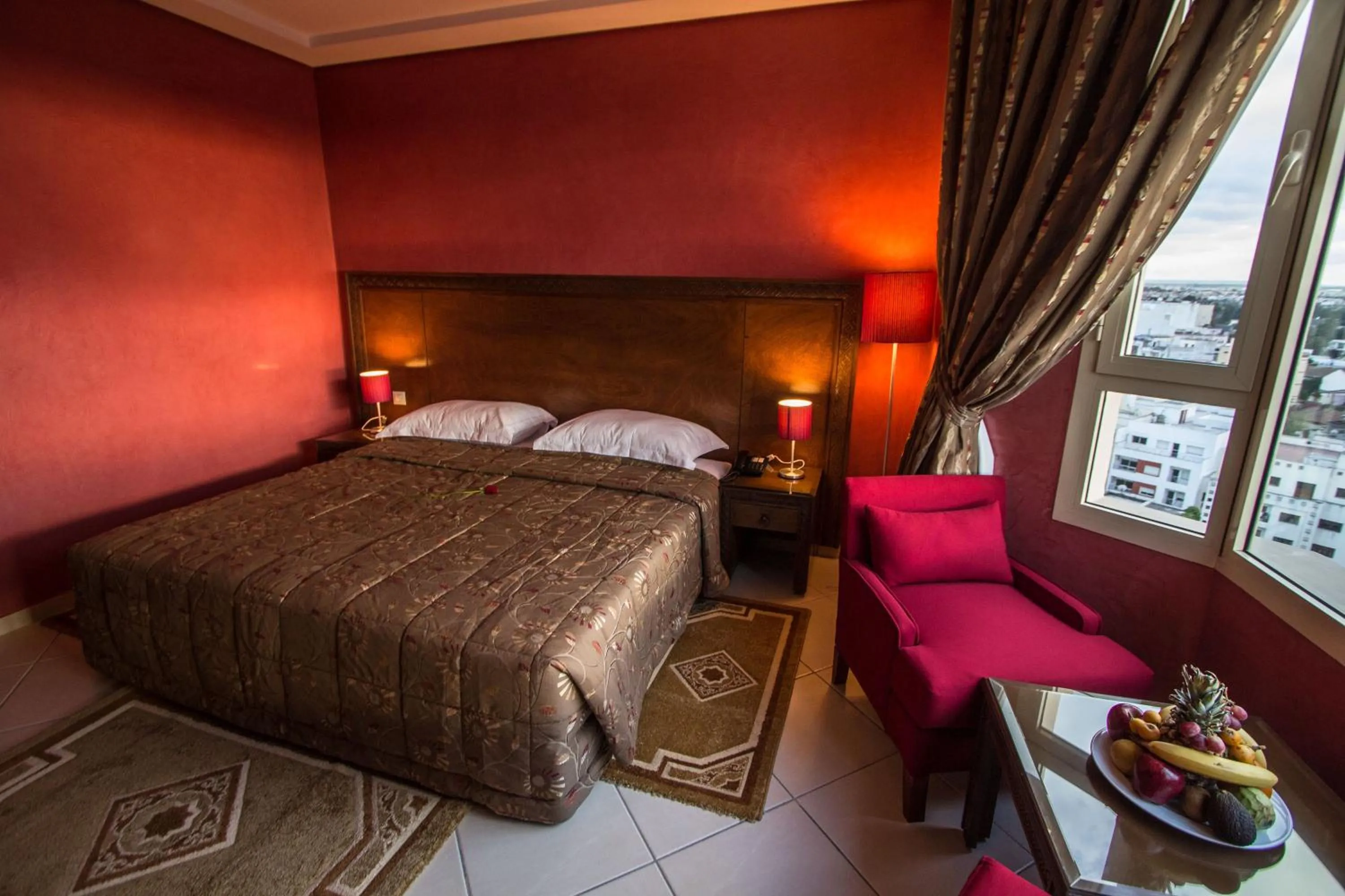 Bedroom, Bed in Hotel Tafilalet