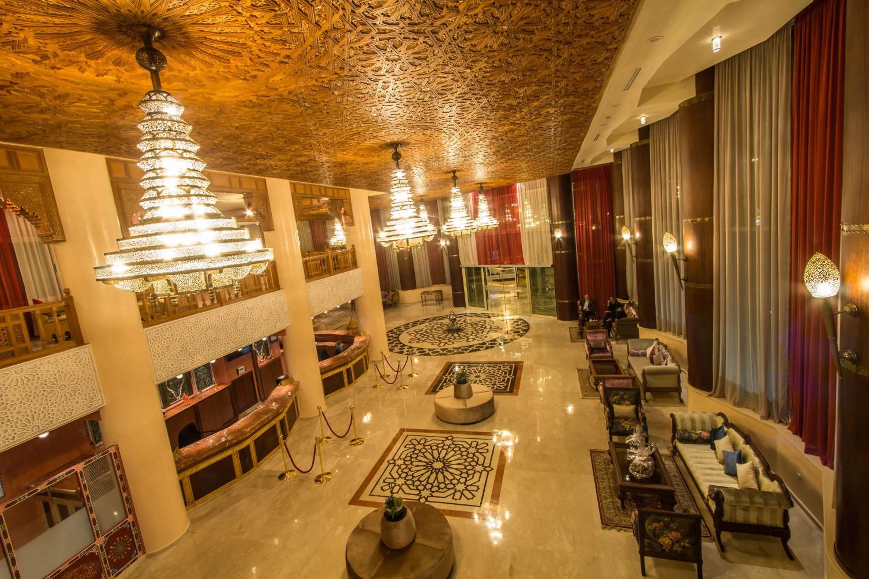 Lobby or reception in Hotel Tafilalet