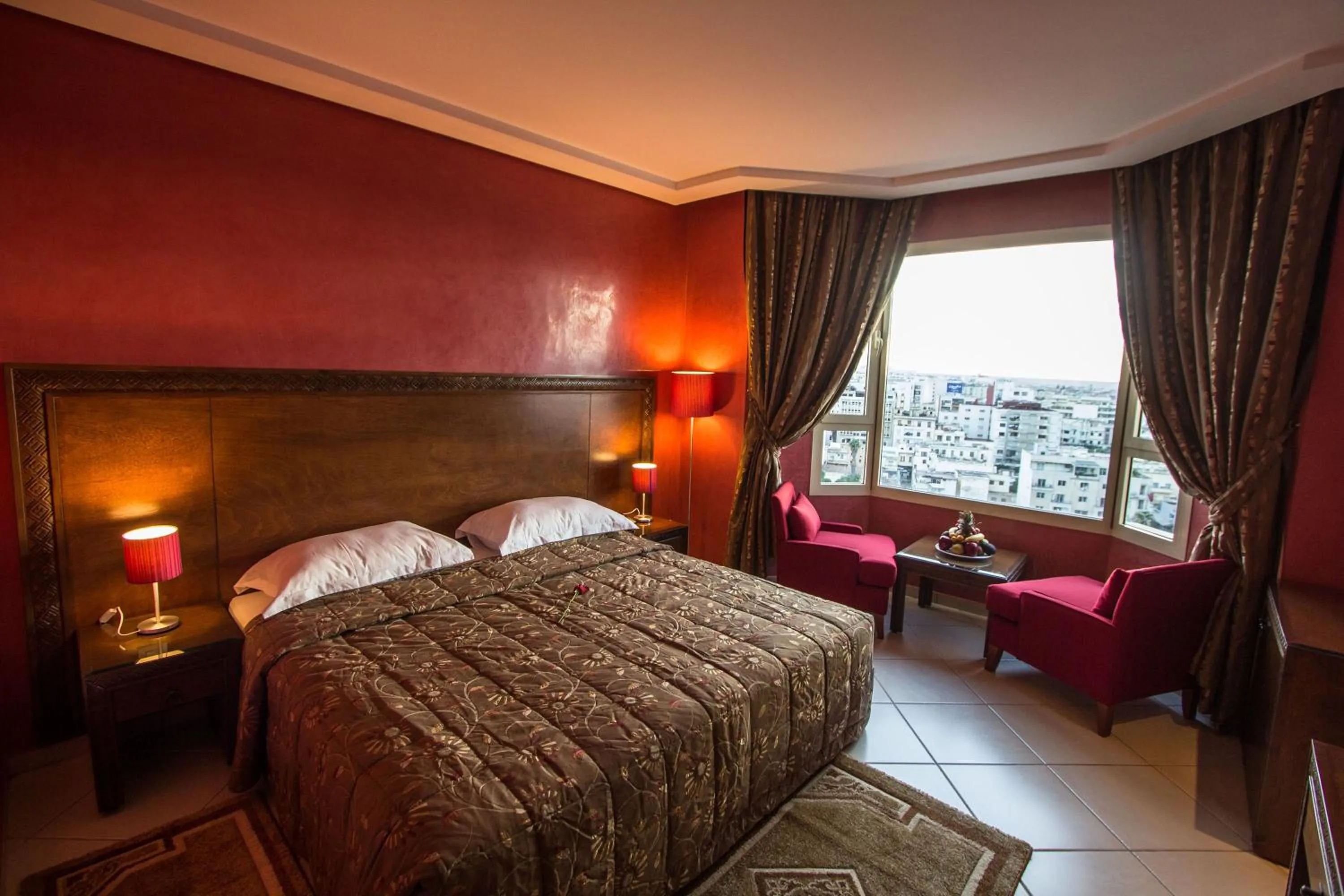 Bedroom, Bed in Hotel Tafilalet