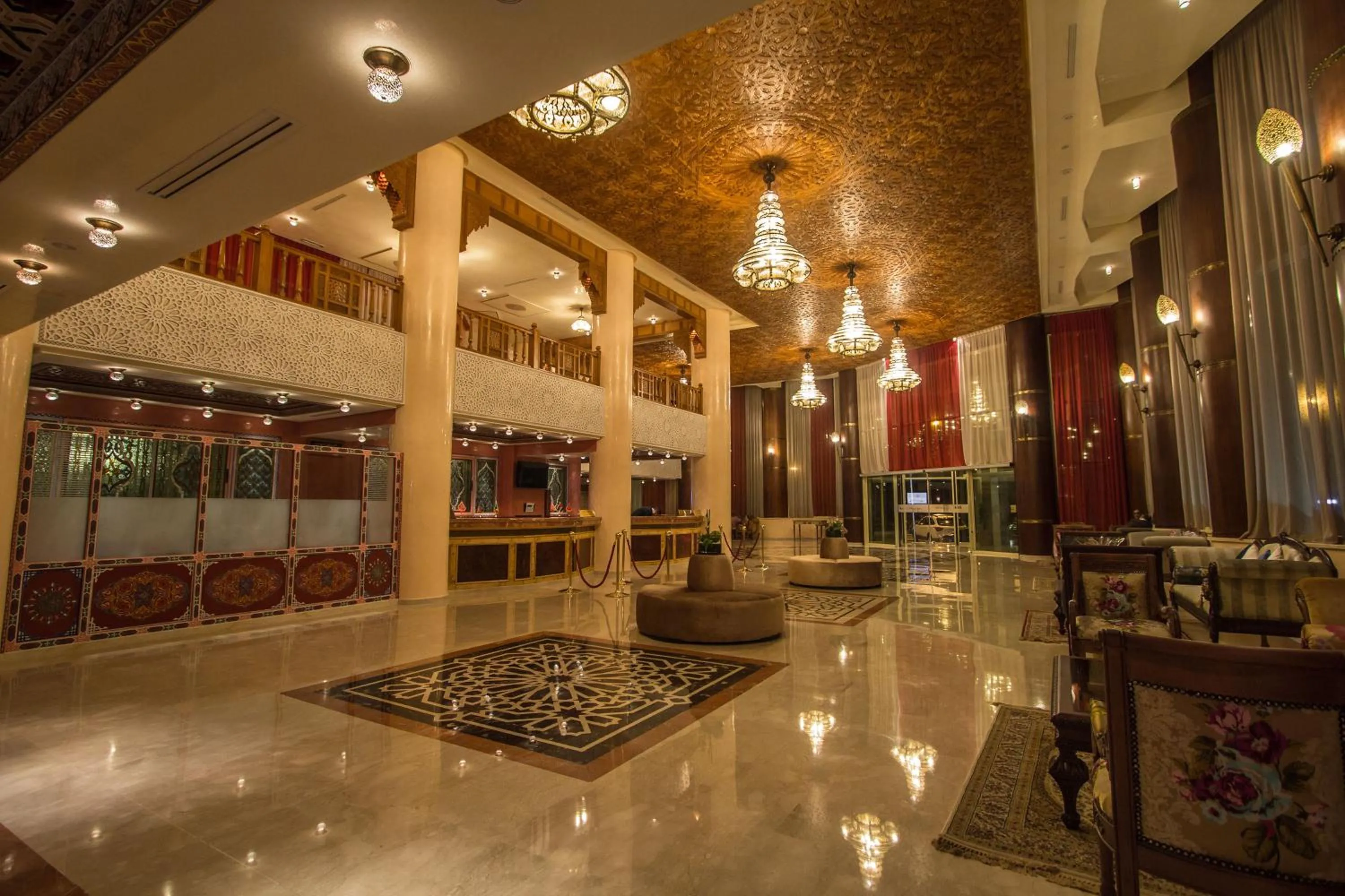 Lobby or reception in Hotel Tafilalet