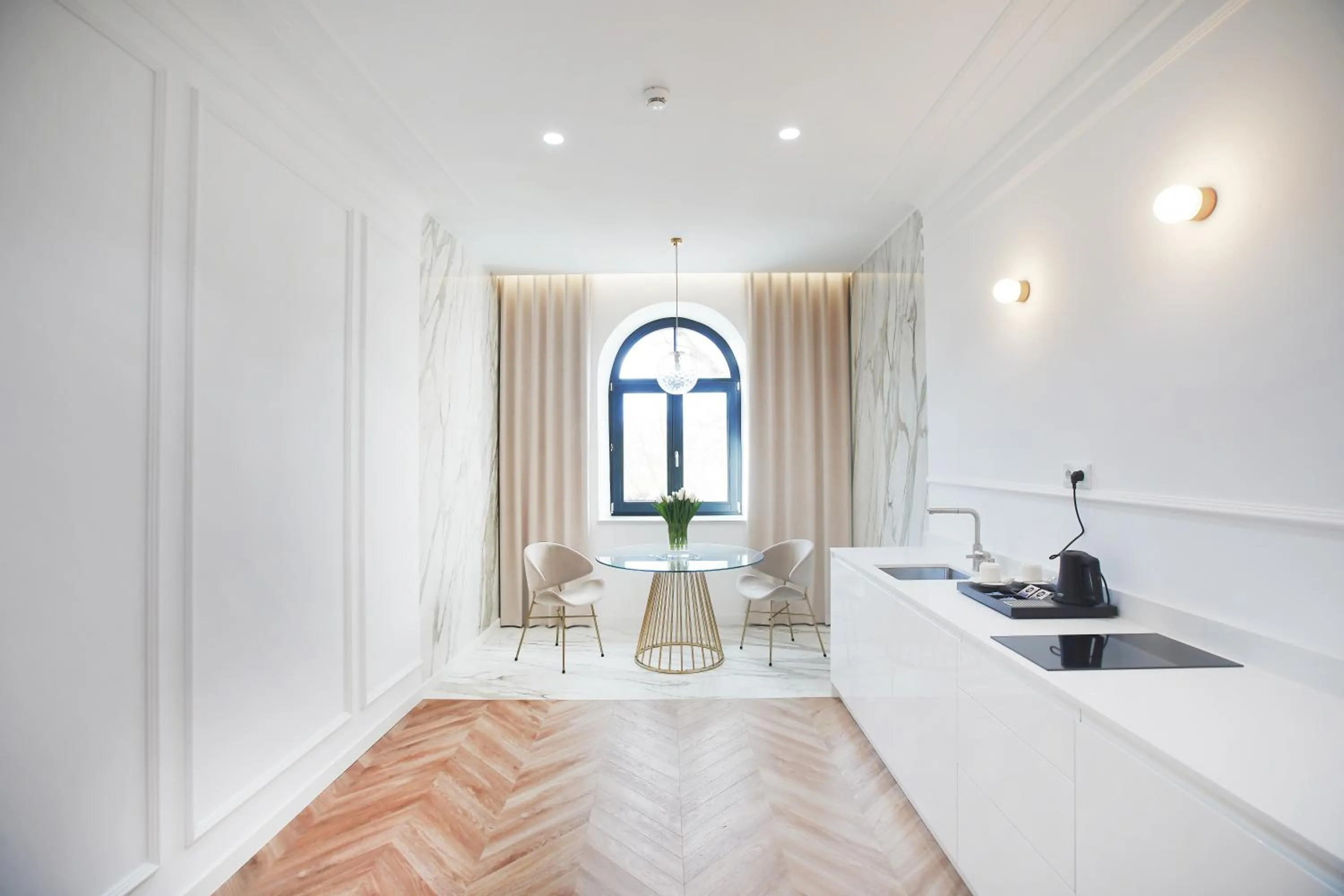 Kitchen or kitchenette in Hotel Park 17