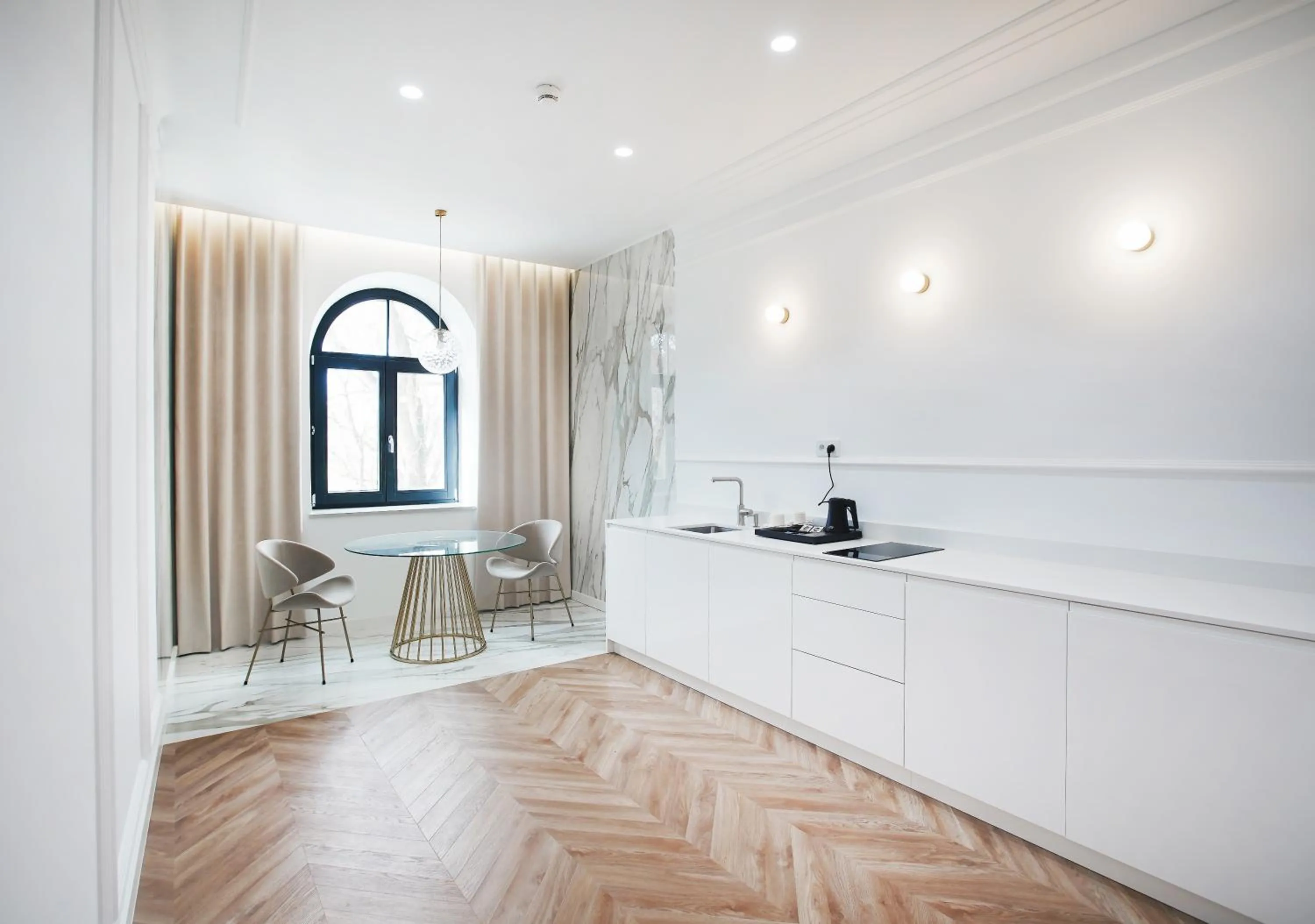 Kitchen or kitchenette in Hotel Park 17