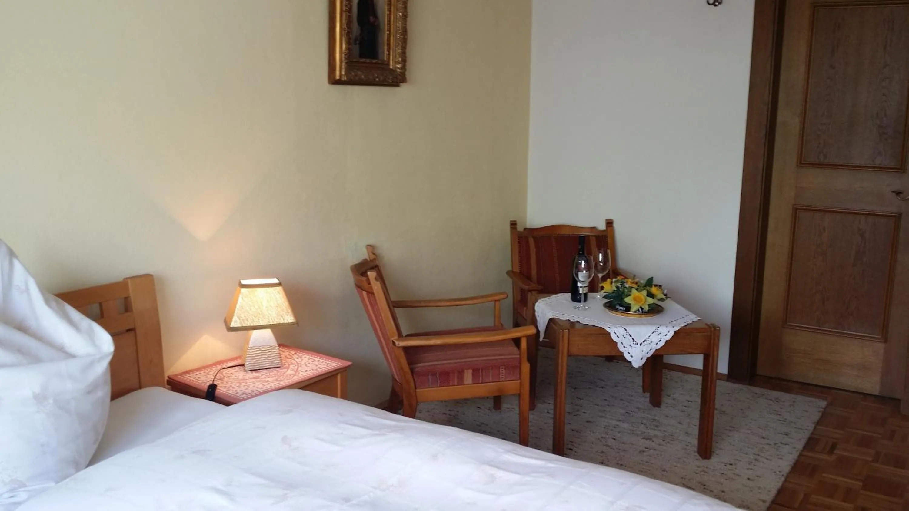 Seating area, Bed in KREUZHOF Seefeld