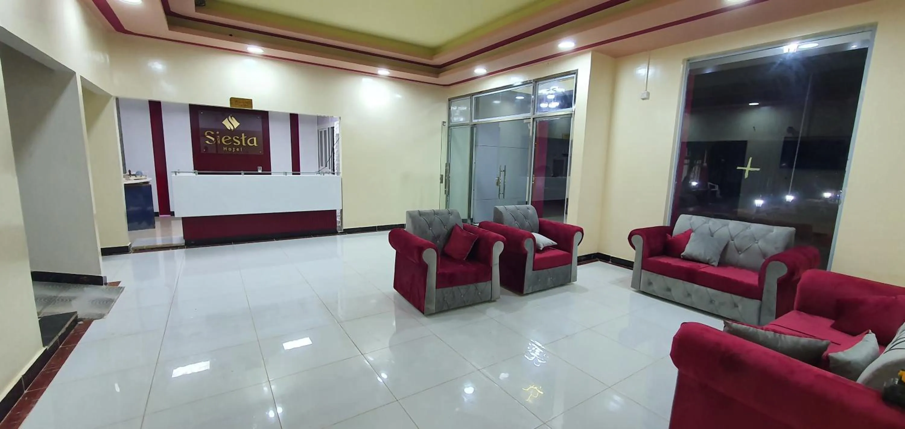 Lobby or reception in SIESTA HOTEL
