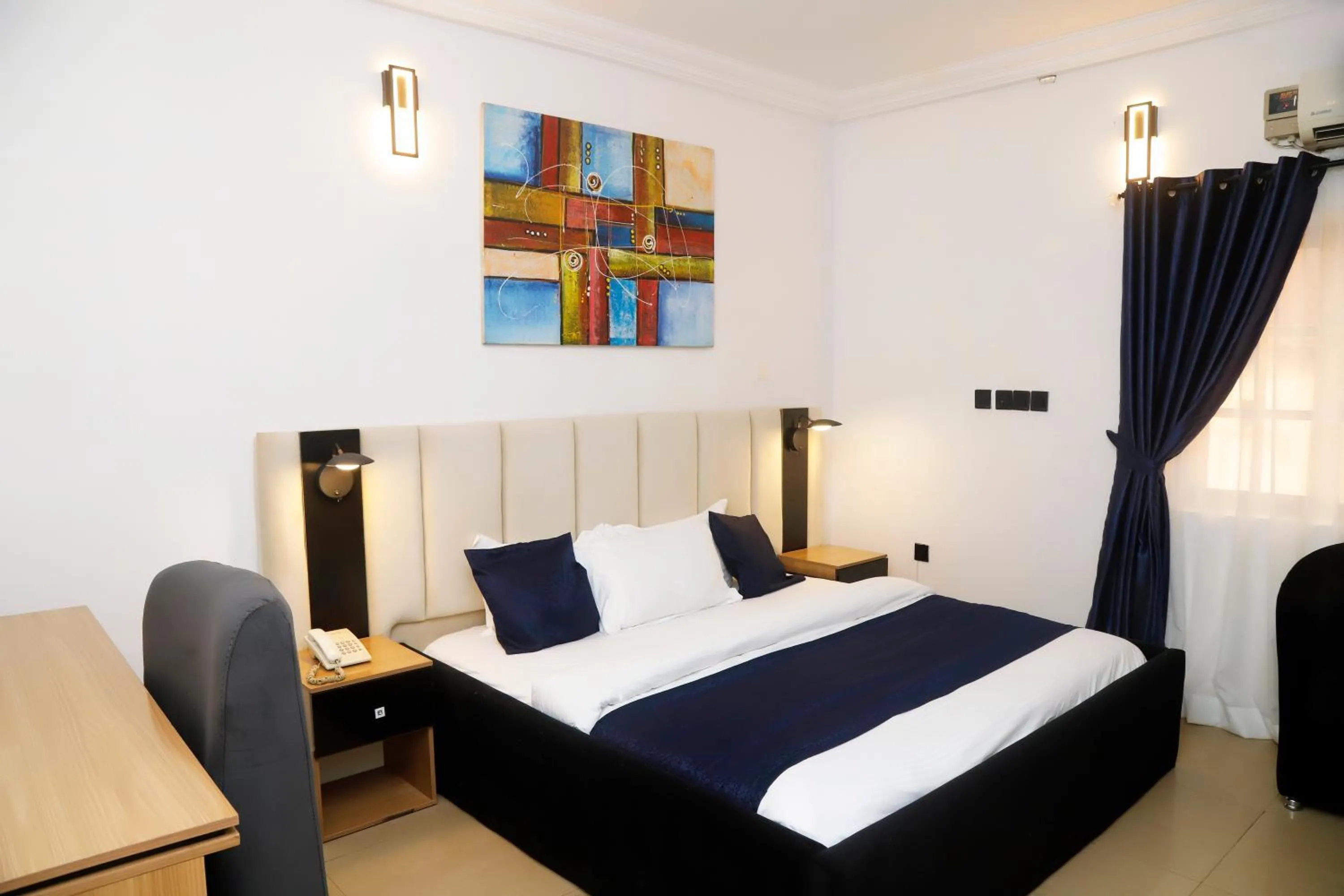 Bed in Western Dreams Hotel