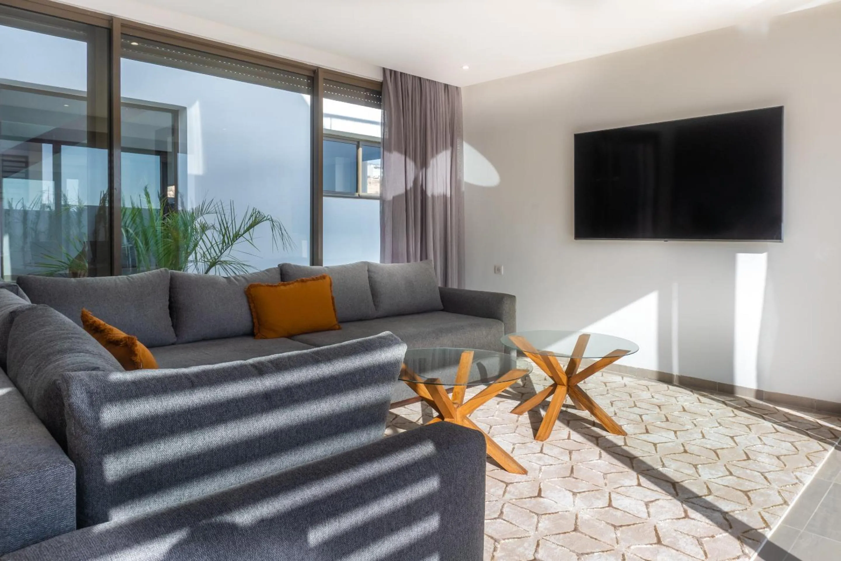 Living room in Salam Taghazout - luxury villa - Pool - 8 Px