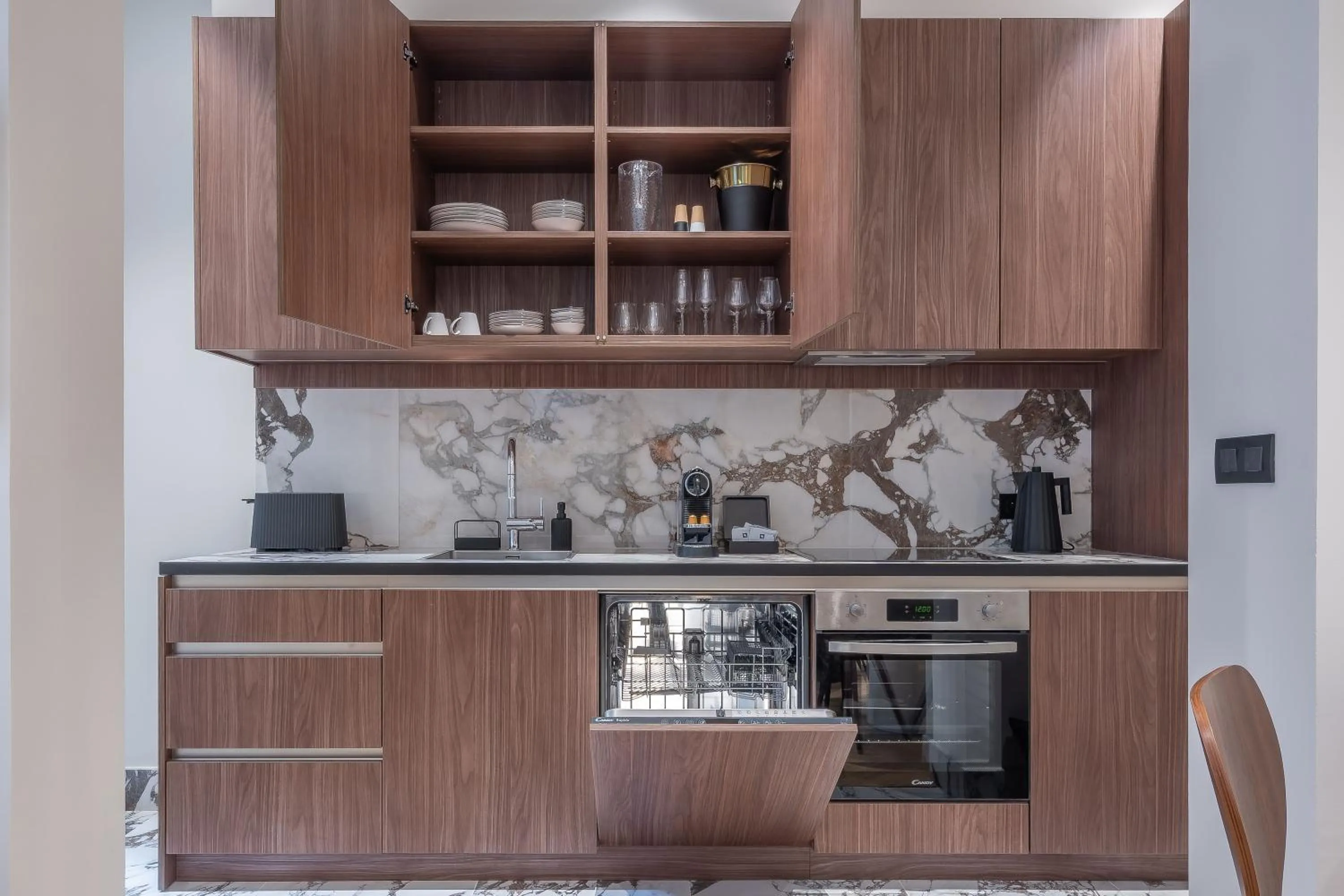 kitchen in Yuna Saint-Germain-des-Prés - Serviced Apartments