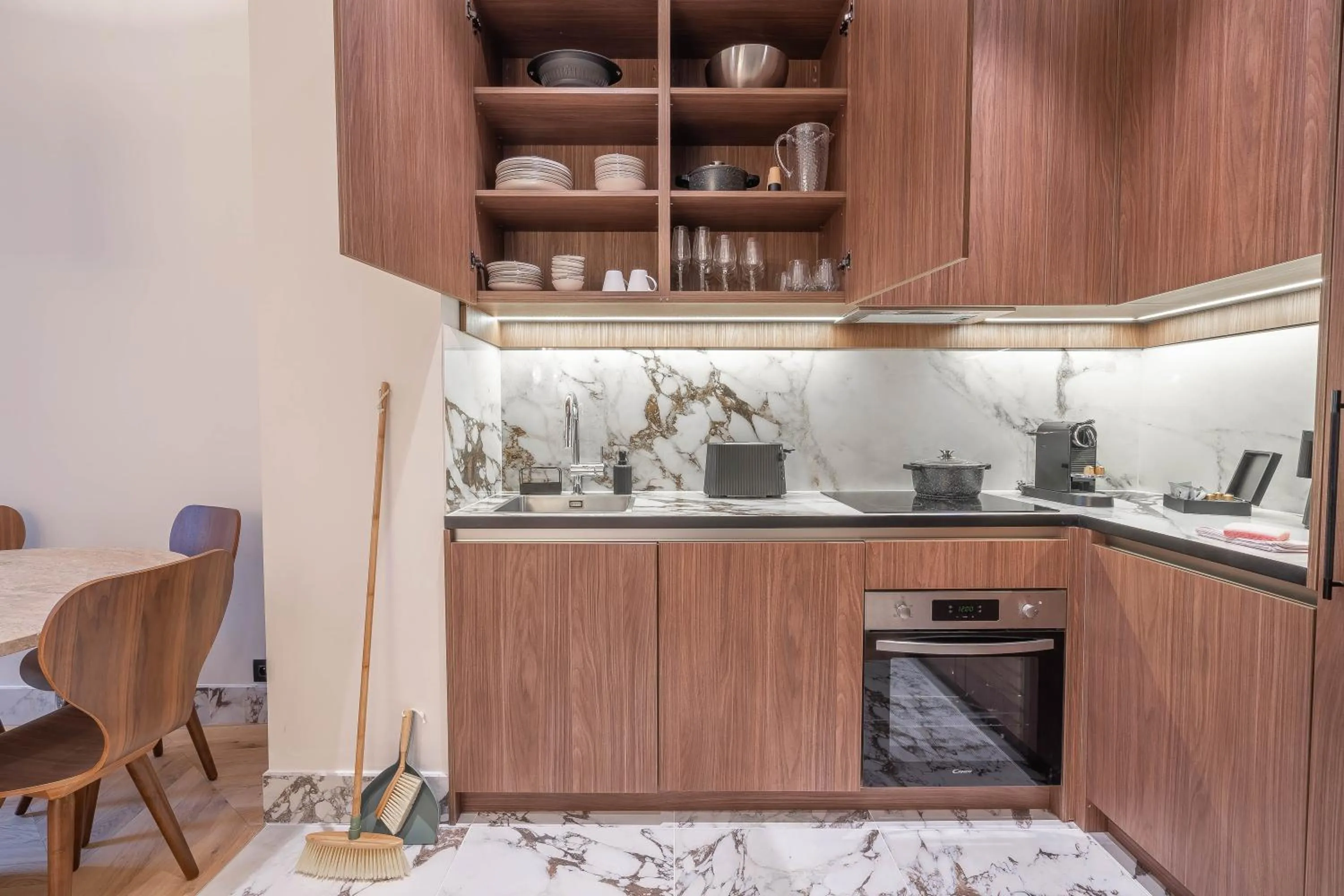 kitchen in Yuna Saint-Germain-des-Prés - Serviced Apartments