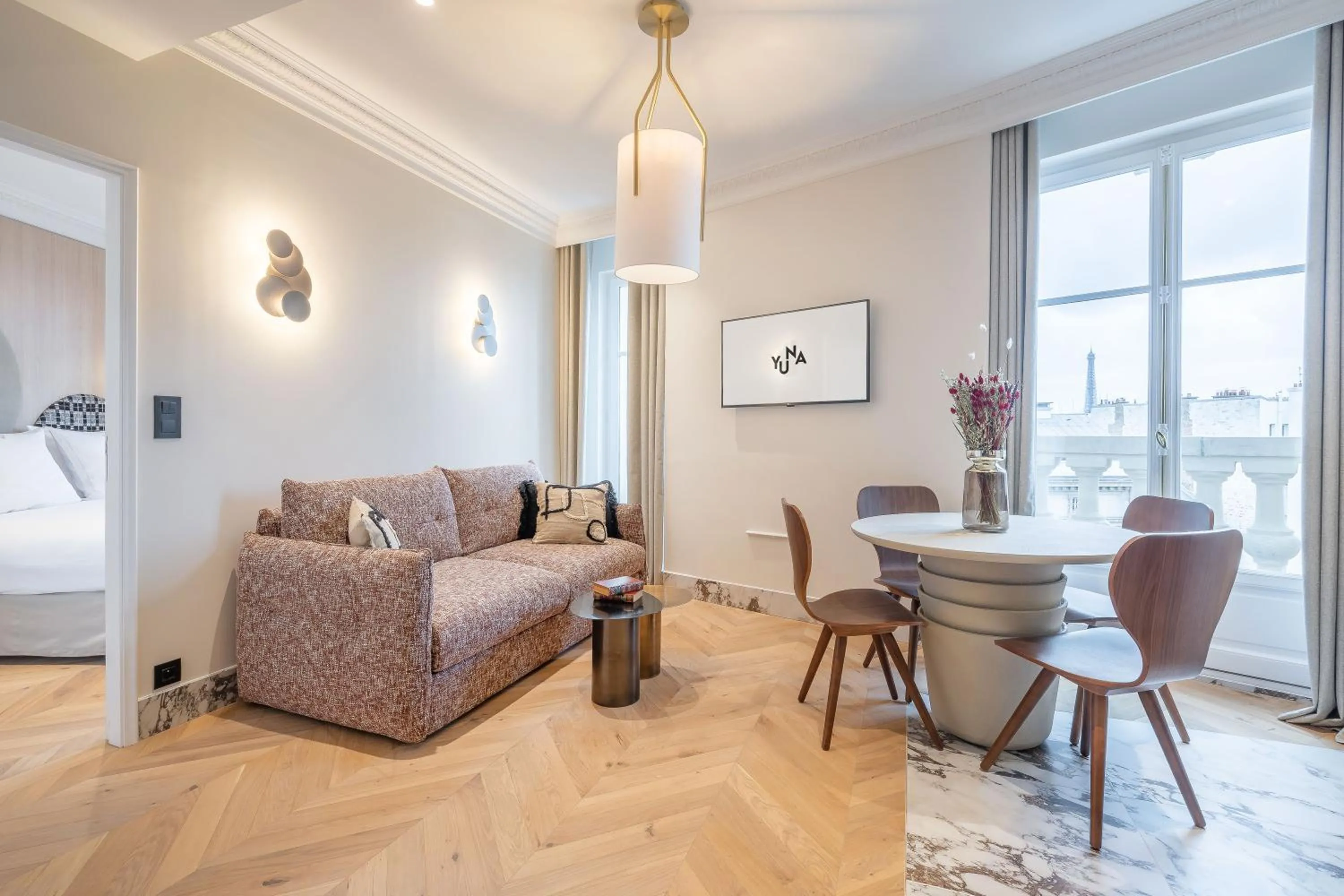 Living room in Yuna Saint-Germain-des-Prés - Serviced Apartments