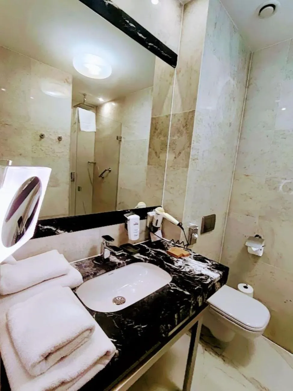 Toilet in Hotel Zamek Centrum