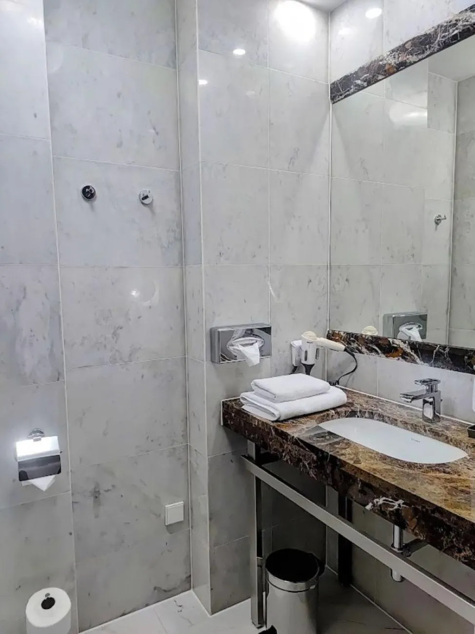 Shower in Hotel Zamek Centrum