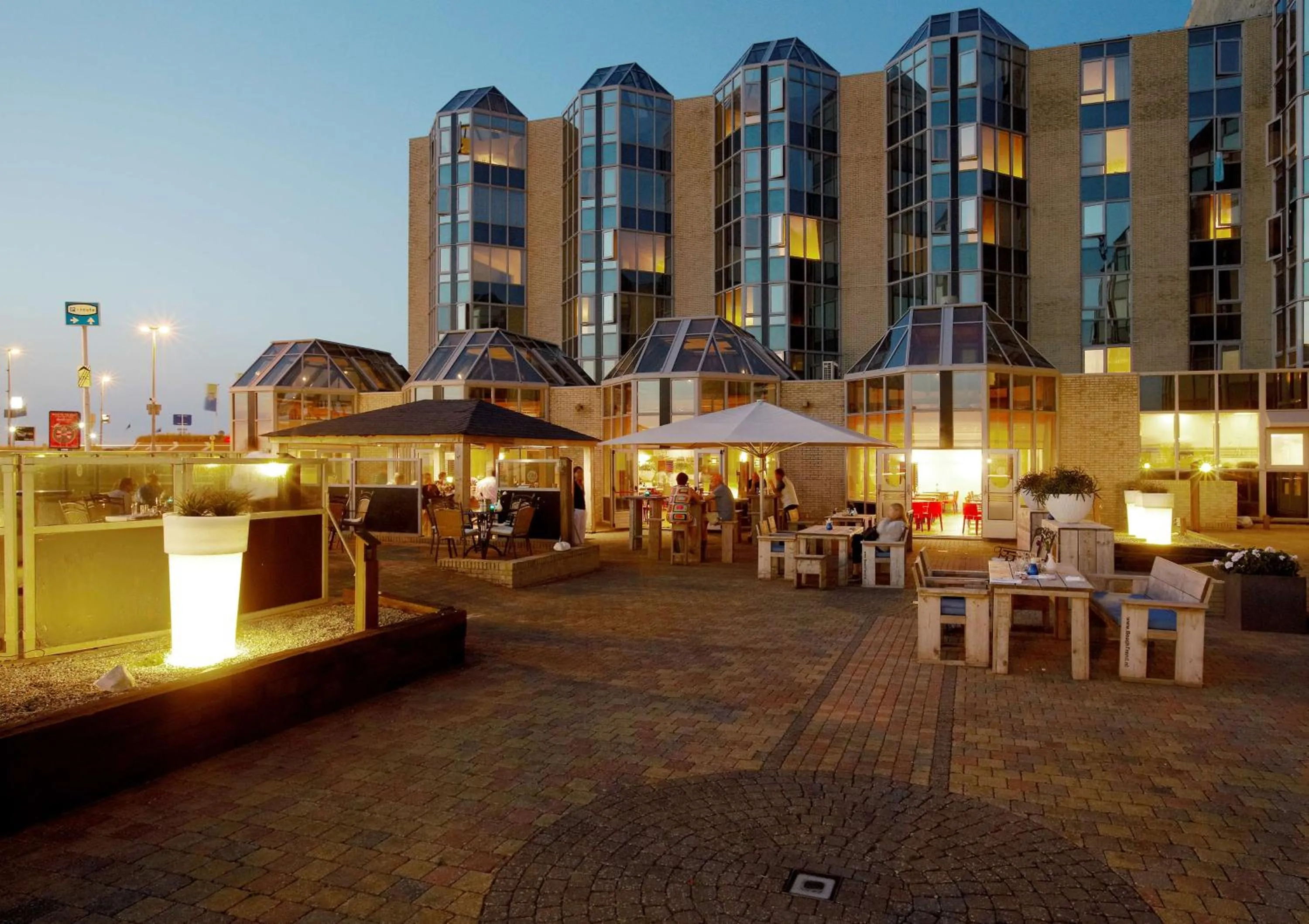 Patio in NH Zandvoort Hotel