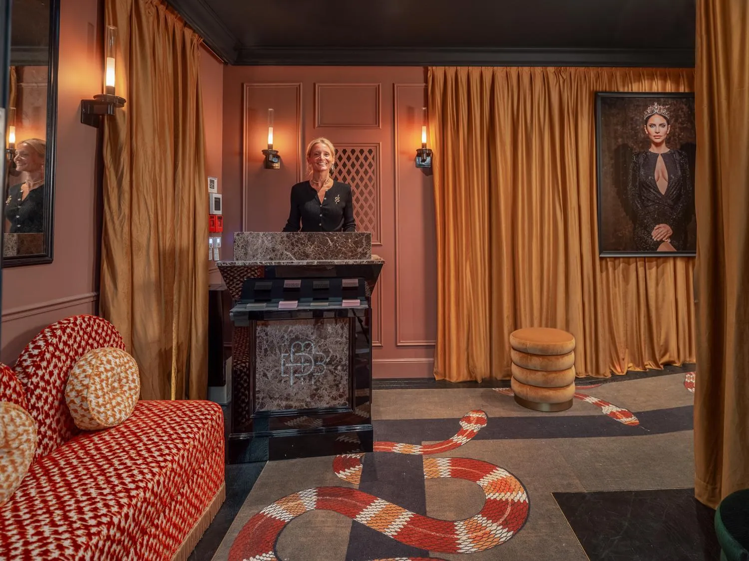 Lobby or reception in Boudoir des Muses