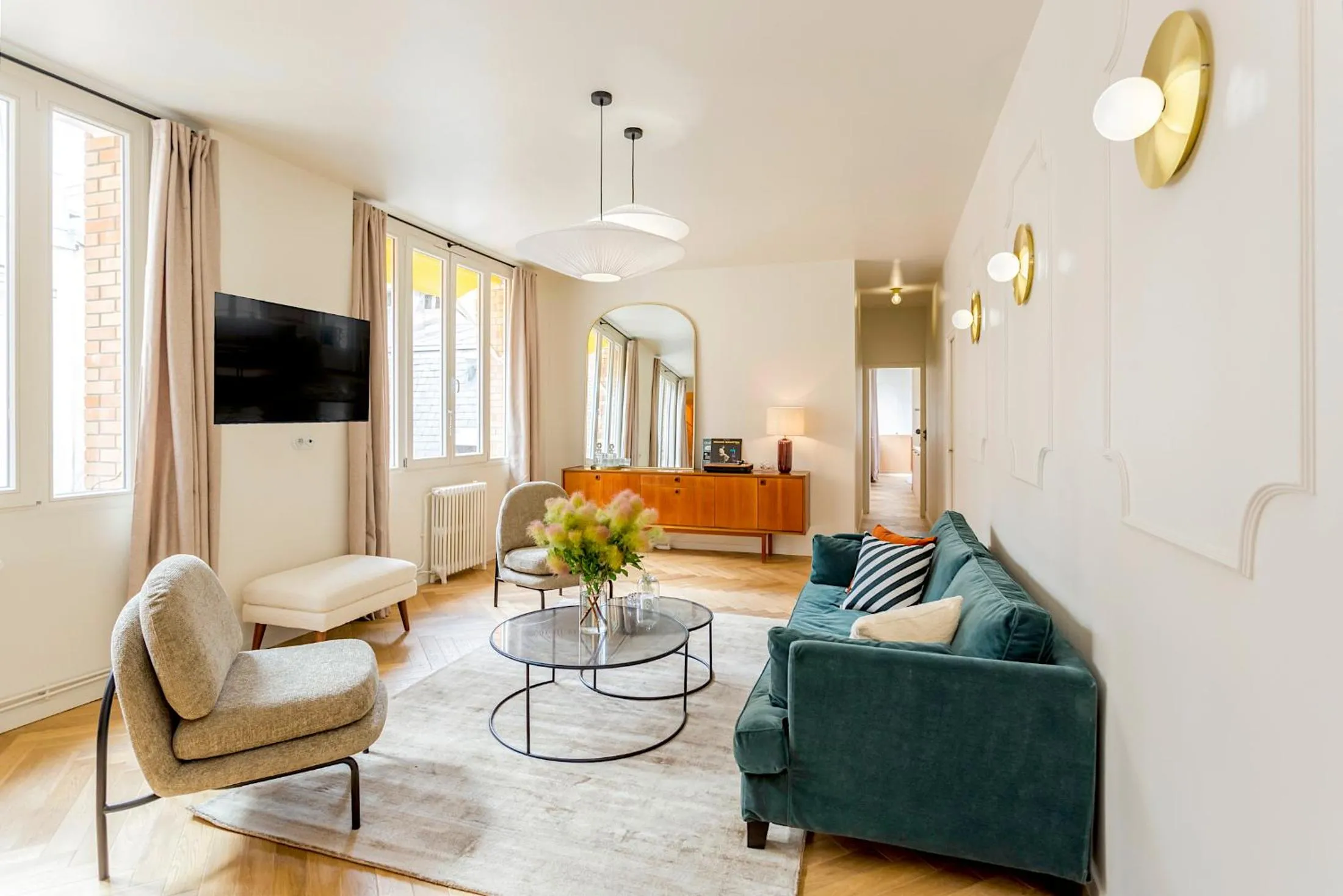 Living room in Habitat Parisien - Bourse Feydeau