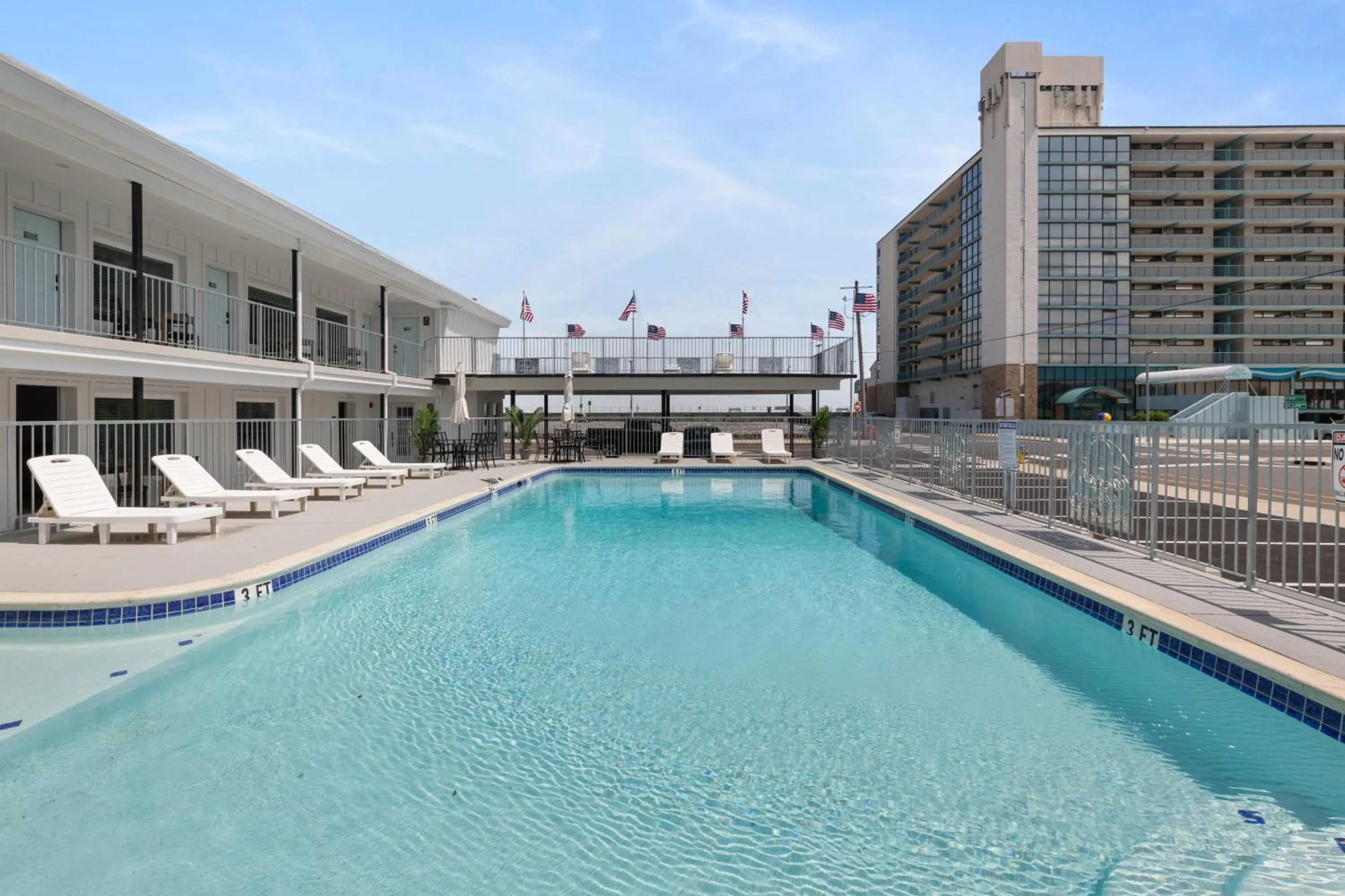 Swimming pool in The Beach House