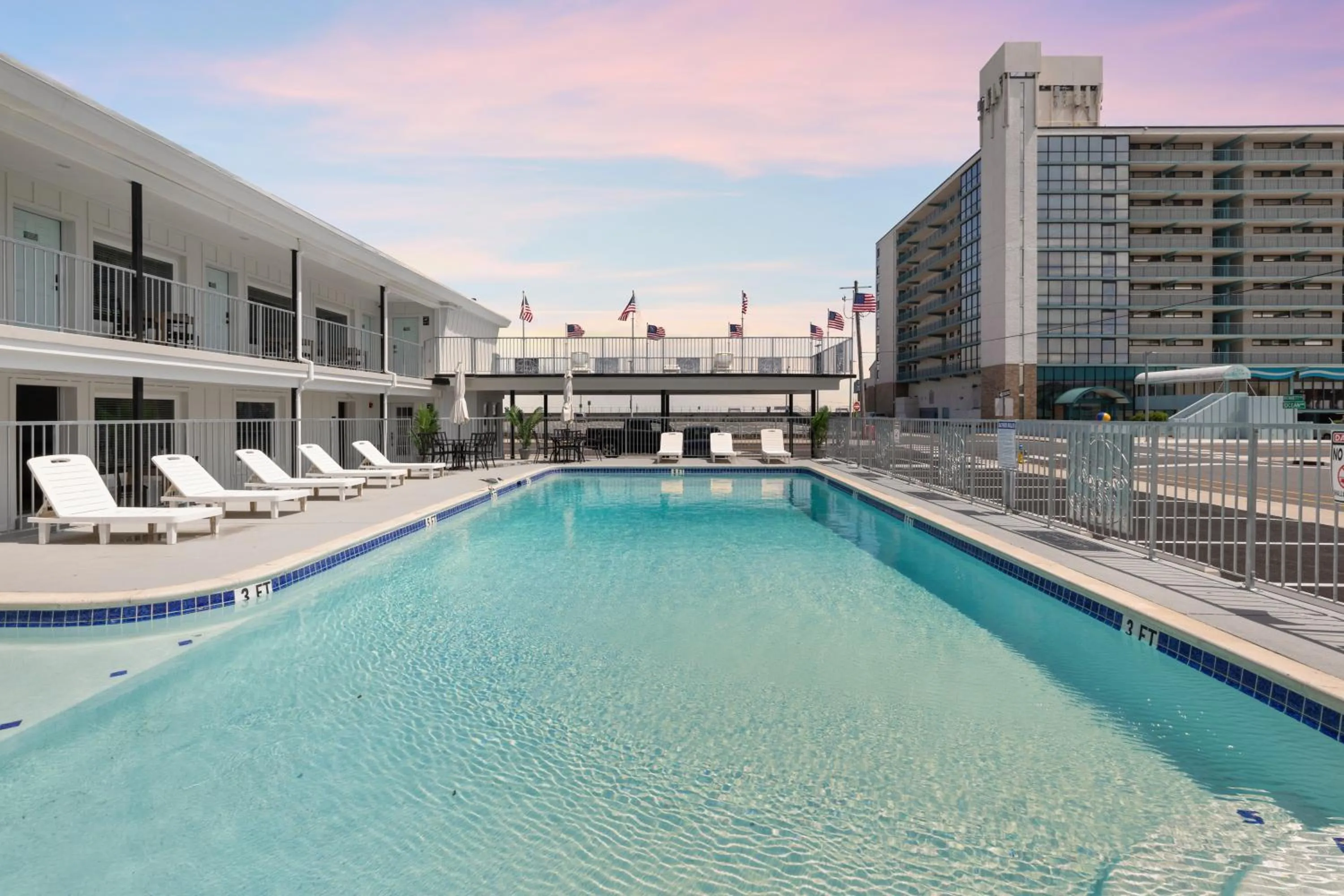 Swimming pool in The Beach House