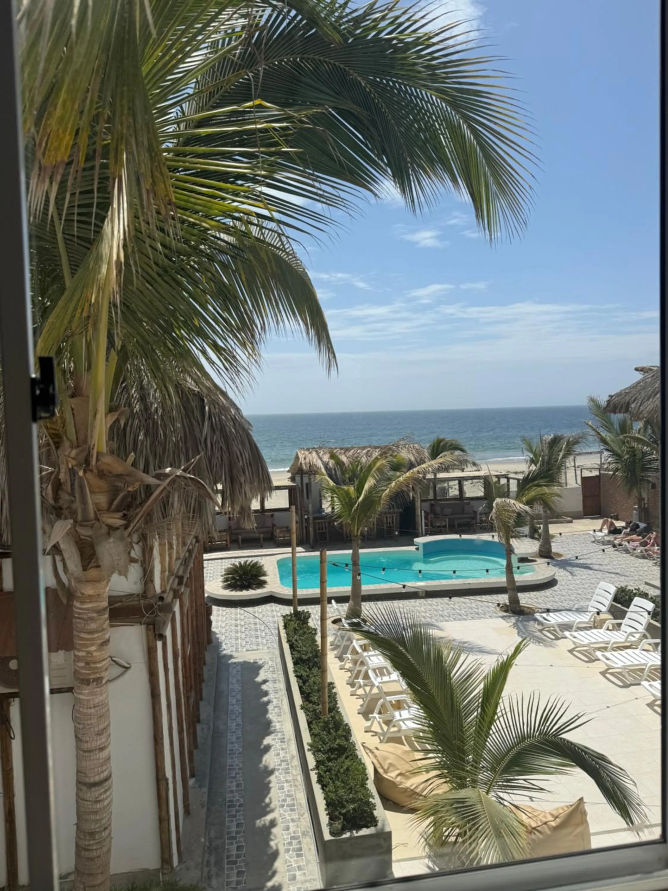 Patio in Hotel Puerto Antiguo