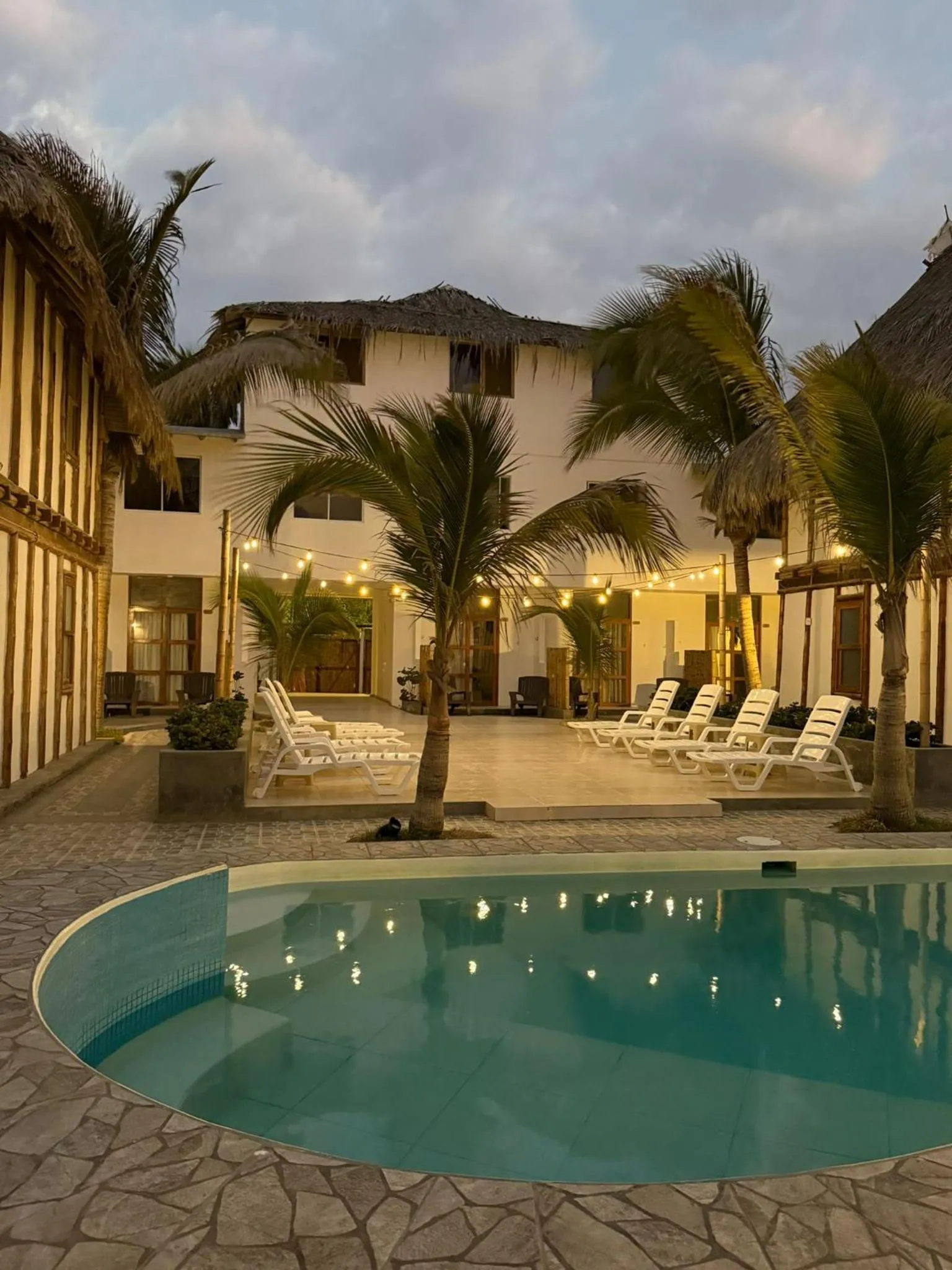 Seating area in Hotel Puerto Antiguo