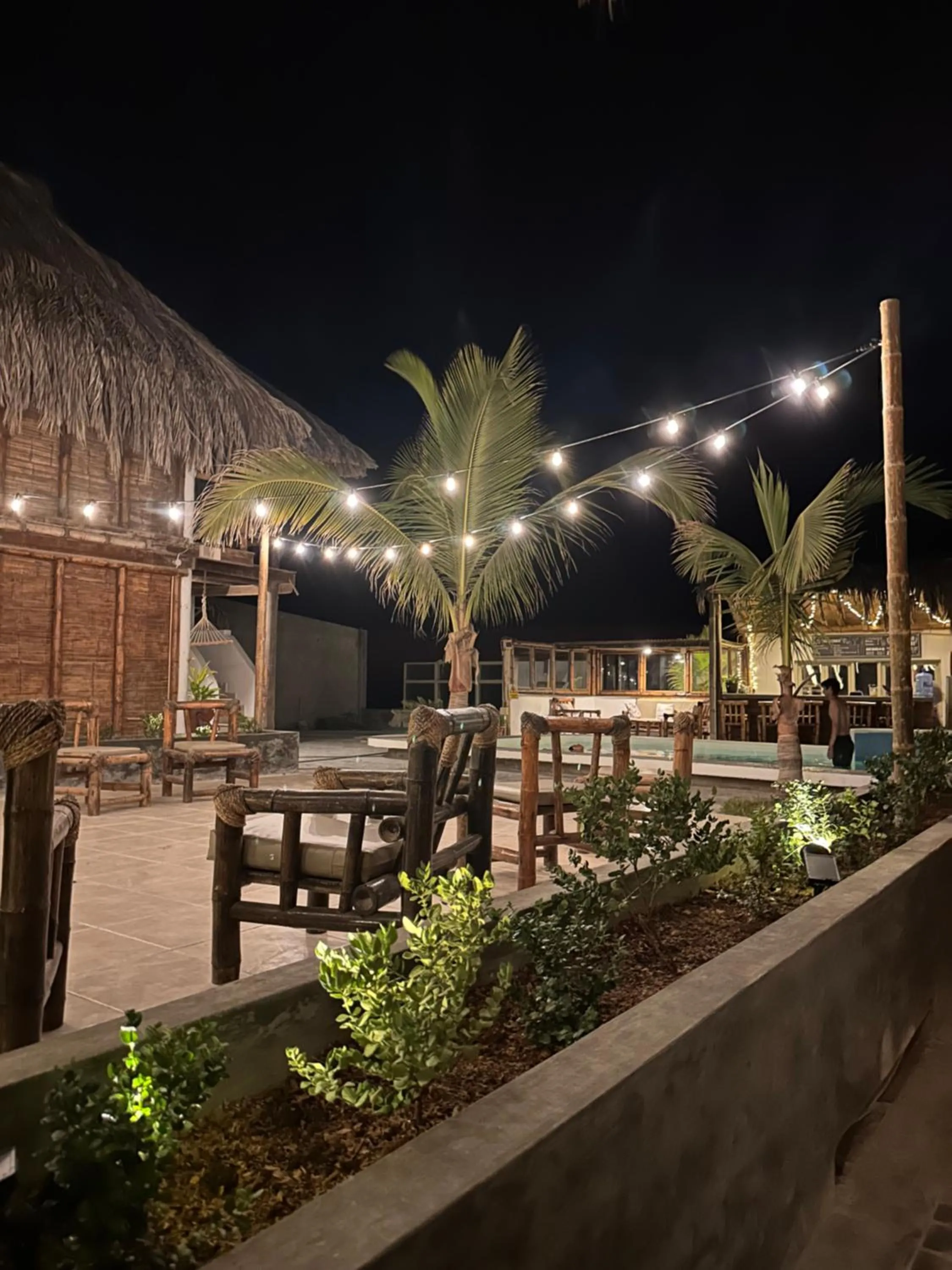 Patio in Hotel Puerto Antiguo