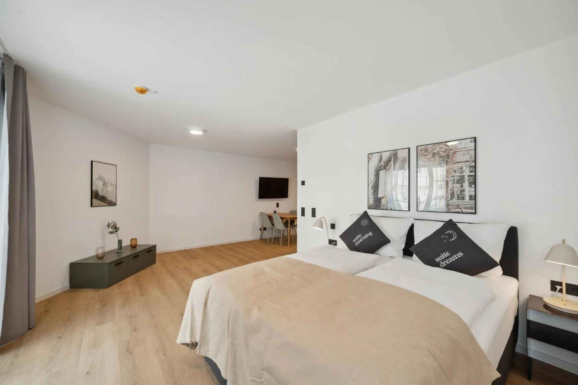 Bed in Limehome Nuremberg Celtisplatz