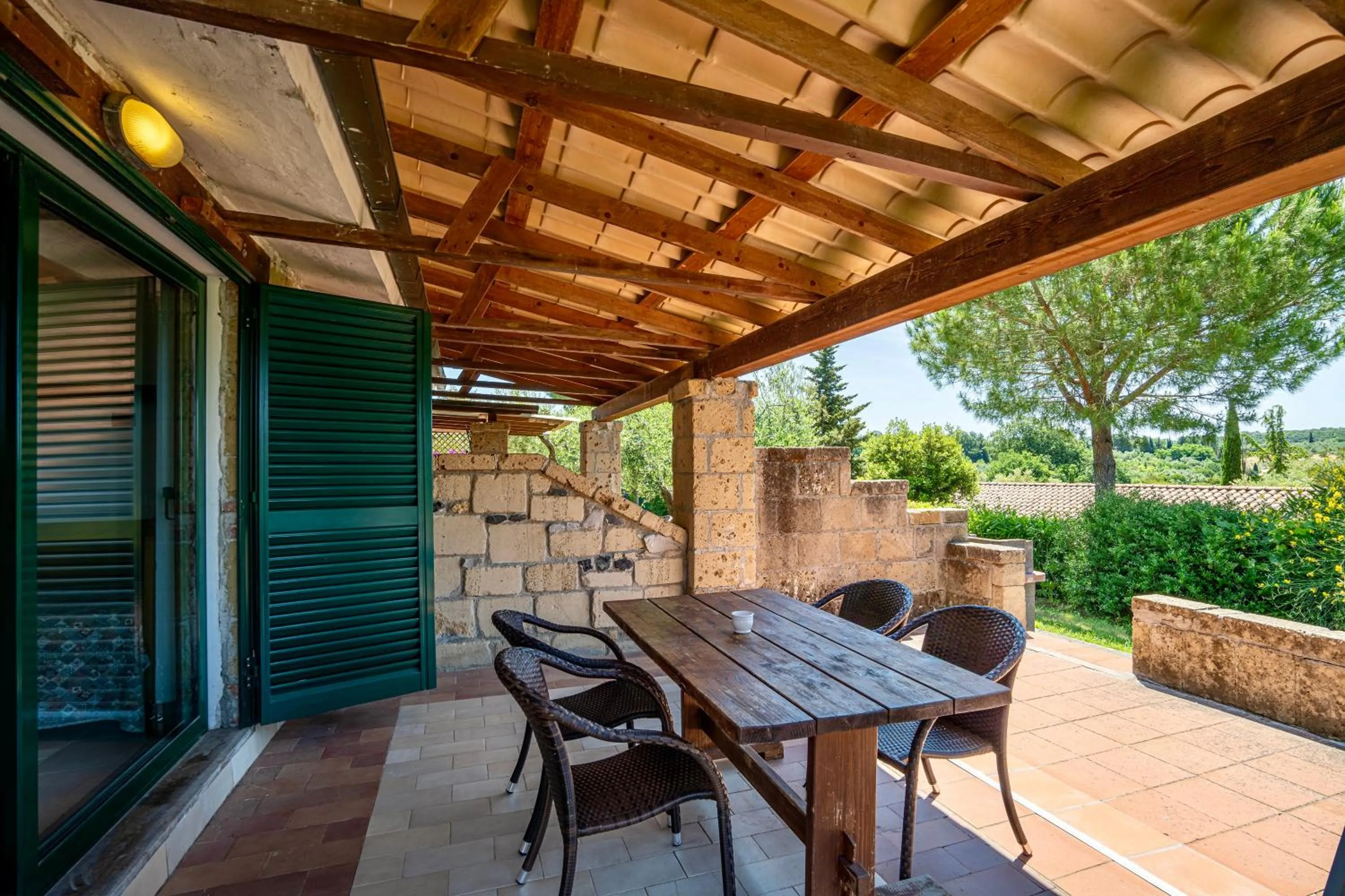 Patio in Residence with swimming - pool in Guardistallo