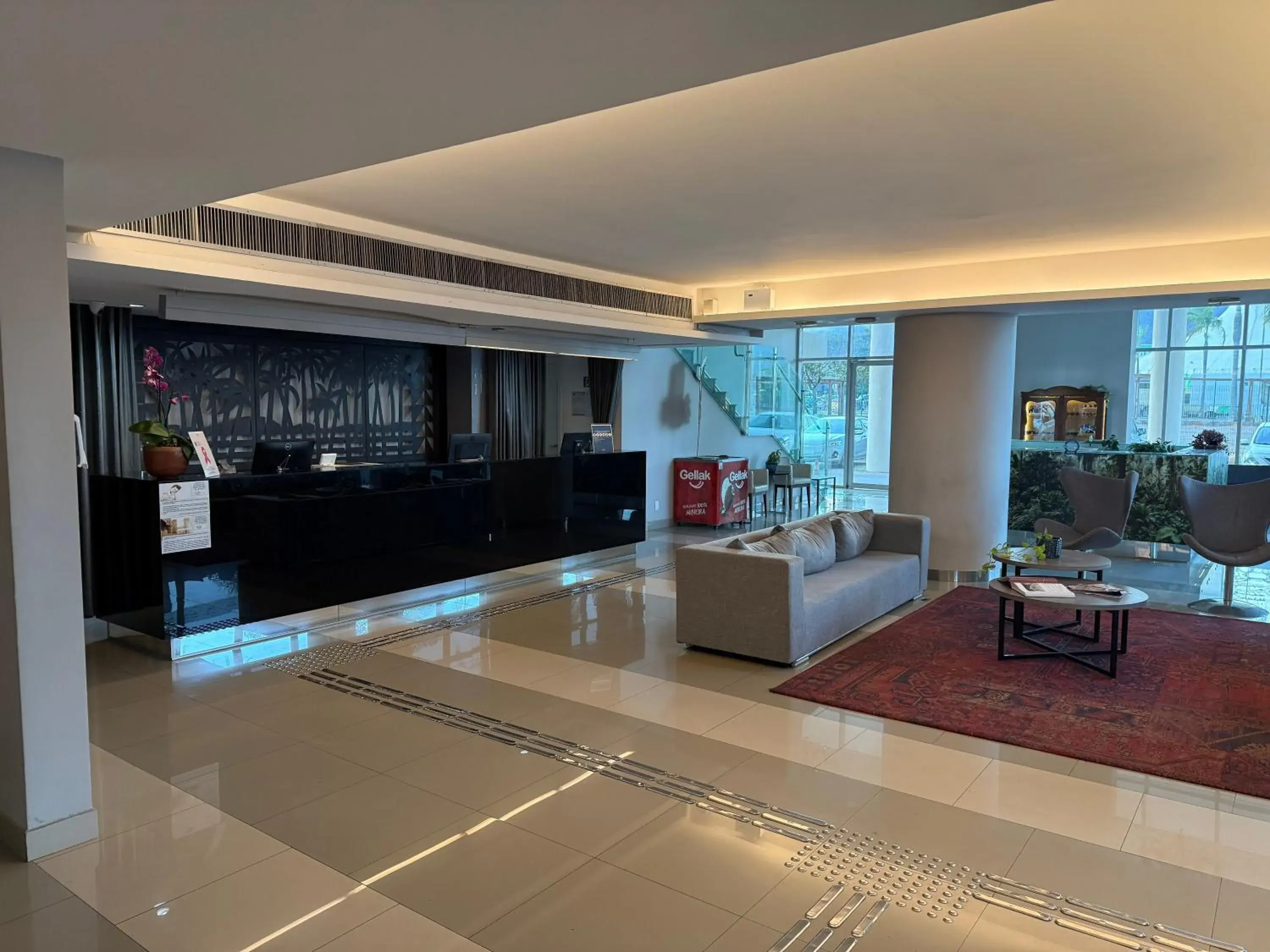 Lobby or reception in San Diego Suites Veredas Sete Lagoas Lobby or reception in San Diego Suites Veredas Sete Lagoas