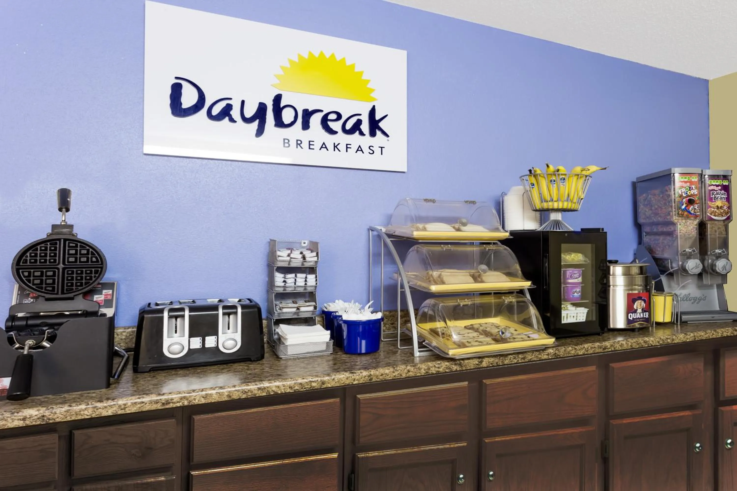 Continental breakfast in Days Inn by Wyndham Plymouth