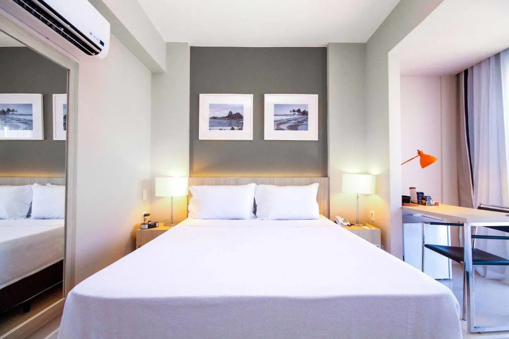 Bedroom, Bed in Promenade Link Stay Barra da Tijuca Bedroom, Bed in Promenade Link Stay Barra da Tijuca