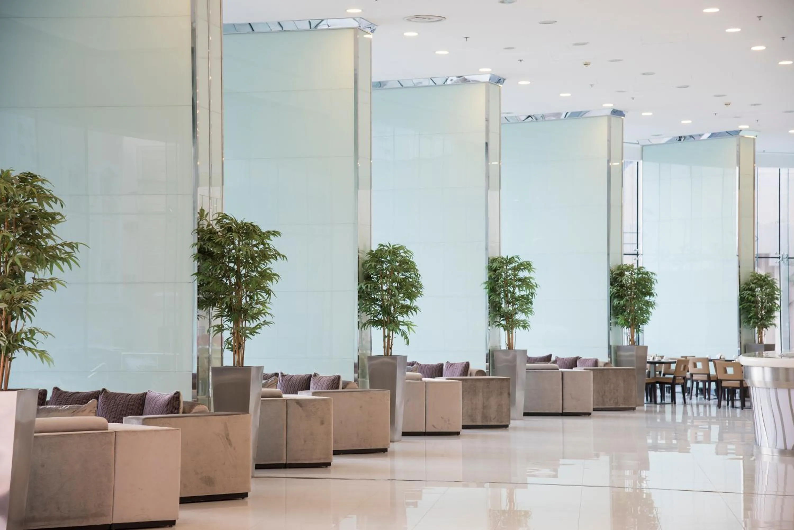 Seating area in Grand Mayral Hotel