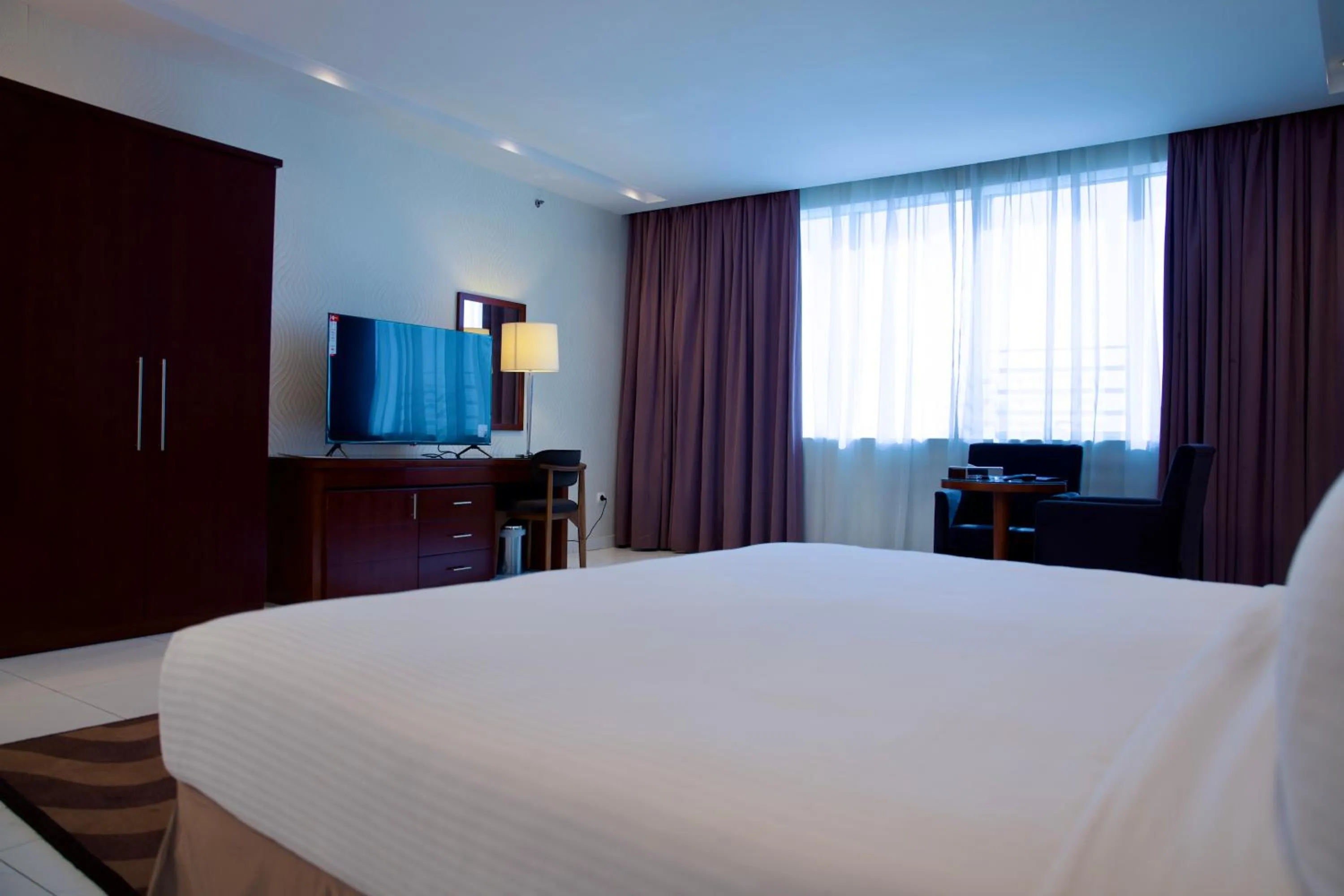 Bed in Grand Mayral Hotel