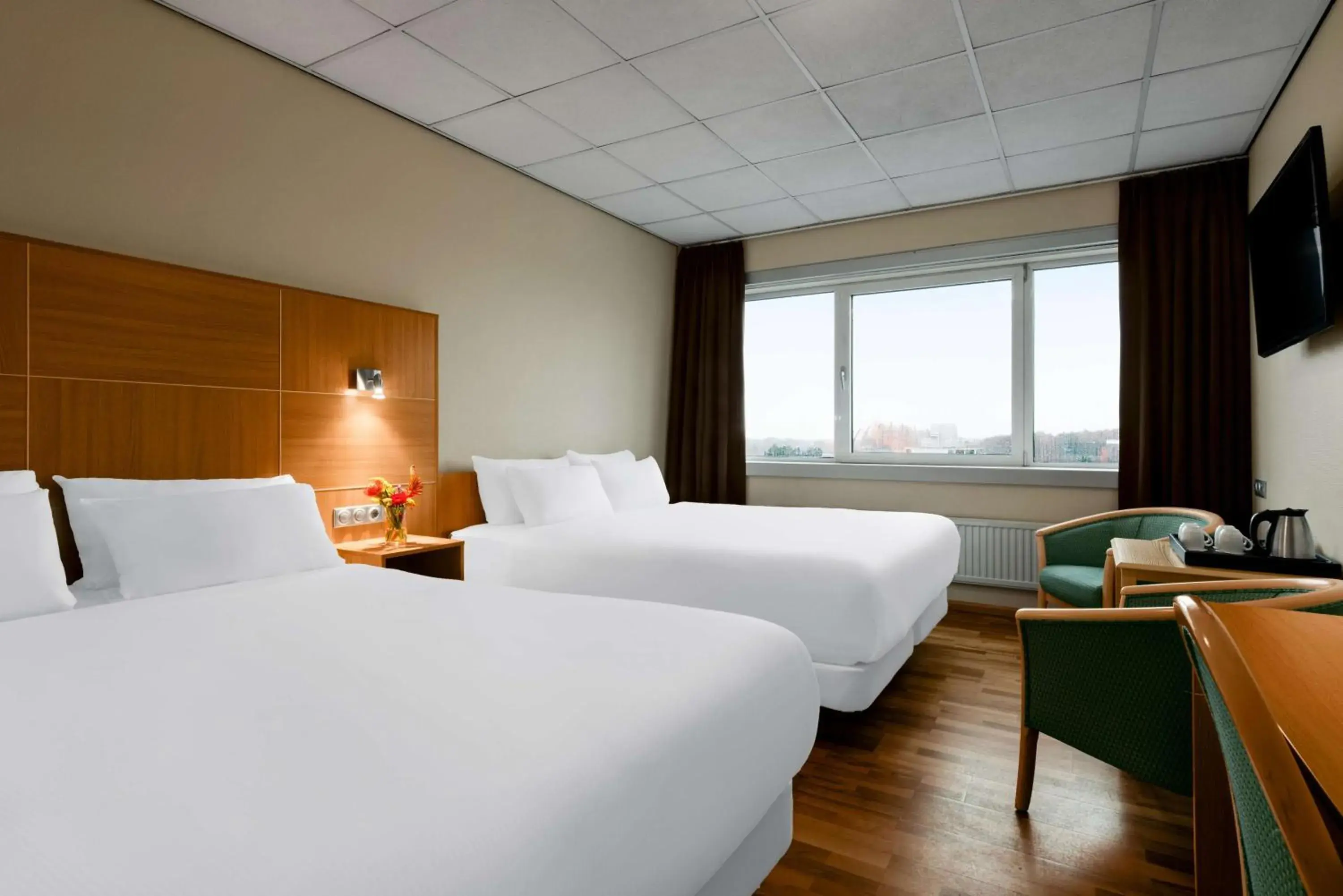 Bedroom, Bed in NH Noordwijk Conference Centre Leeuwenhorst Bedroom, Bed in NH Noordwijk Conference Centre Leeuwenhorst