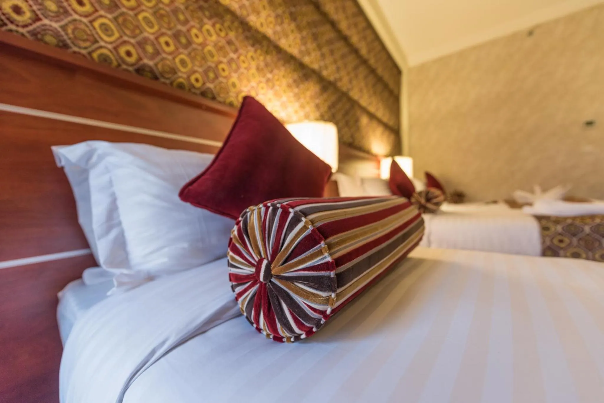 Decorative detail, Bed in Nusk Al Madinah