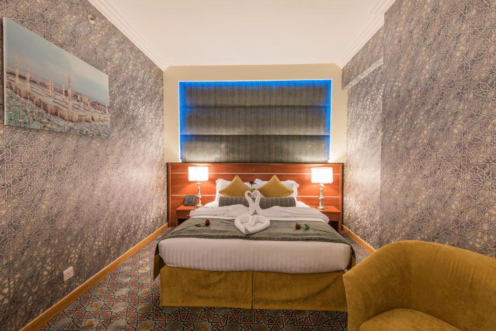 Bedroom, Bed in Nusk Al Madinah