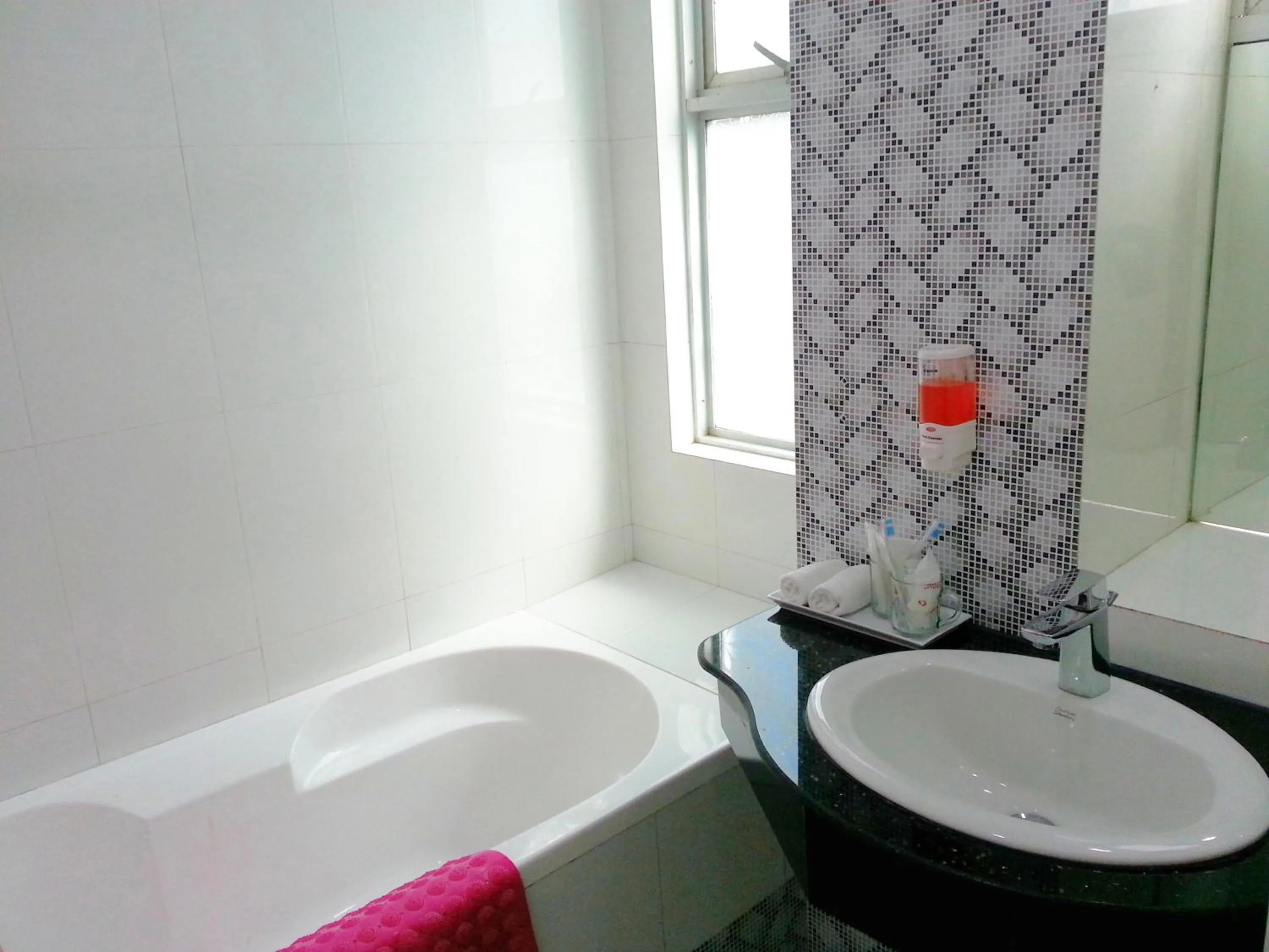 Bathroom in Grand Laurel Hotel