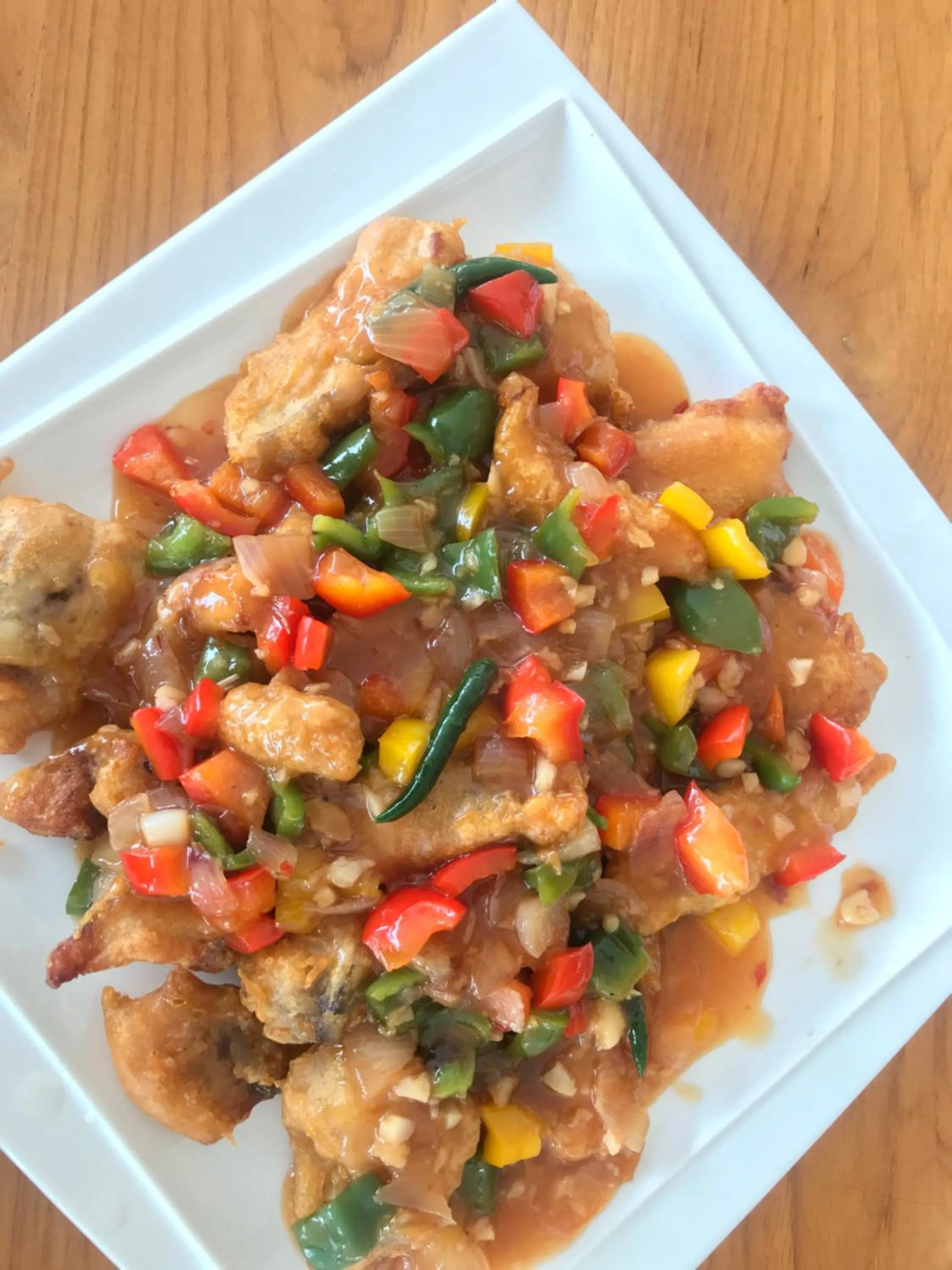 Food close-up in Grand Laurel Hotel