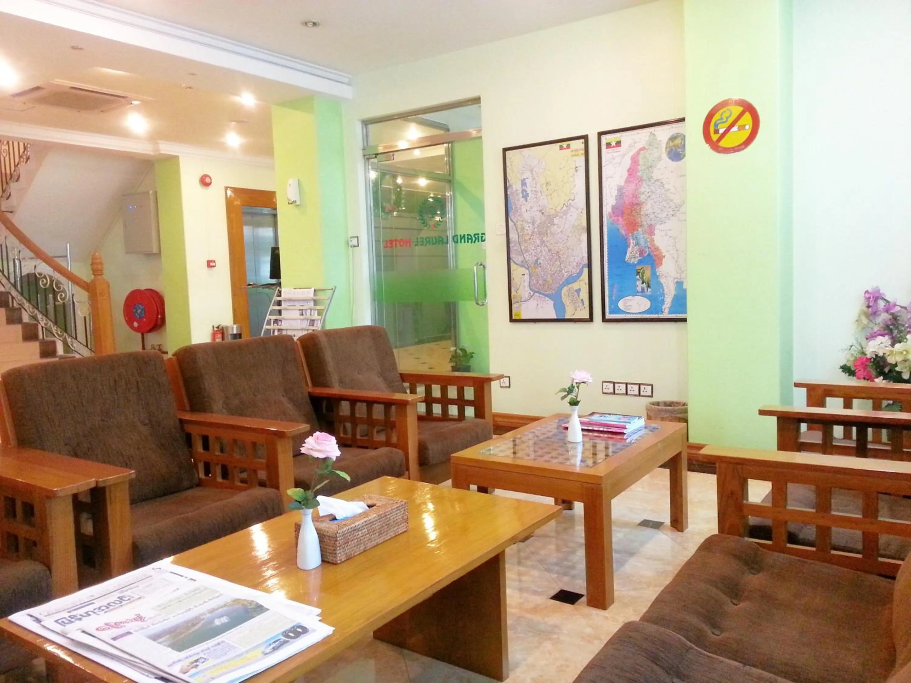 Lobby or reception in Grand Laurel Hotel