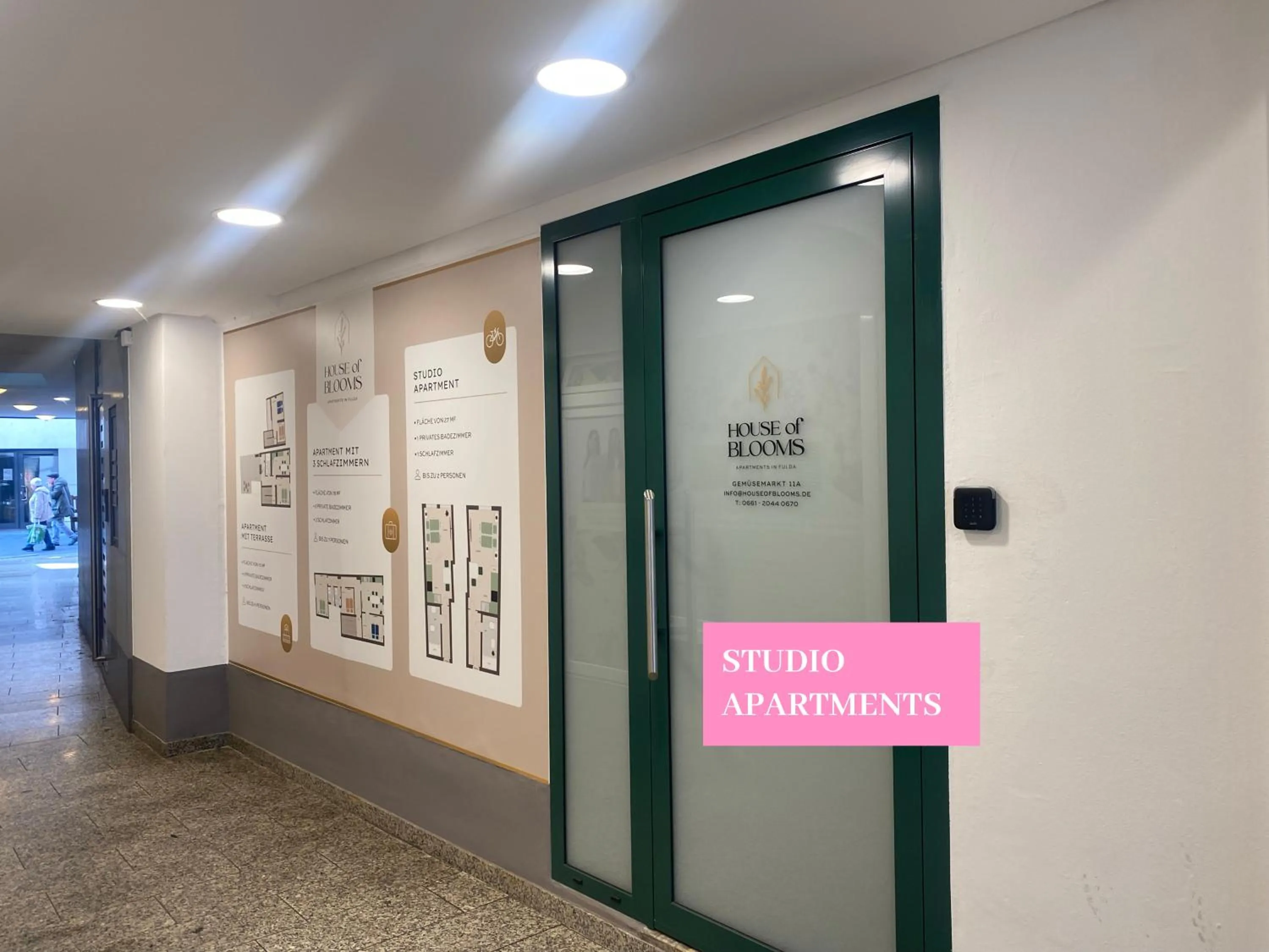 Property building in House of Blooms