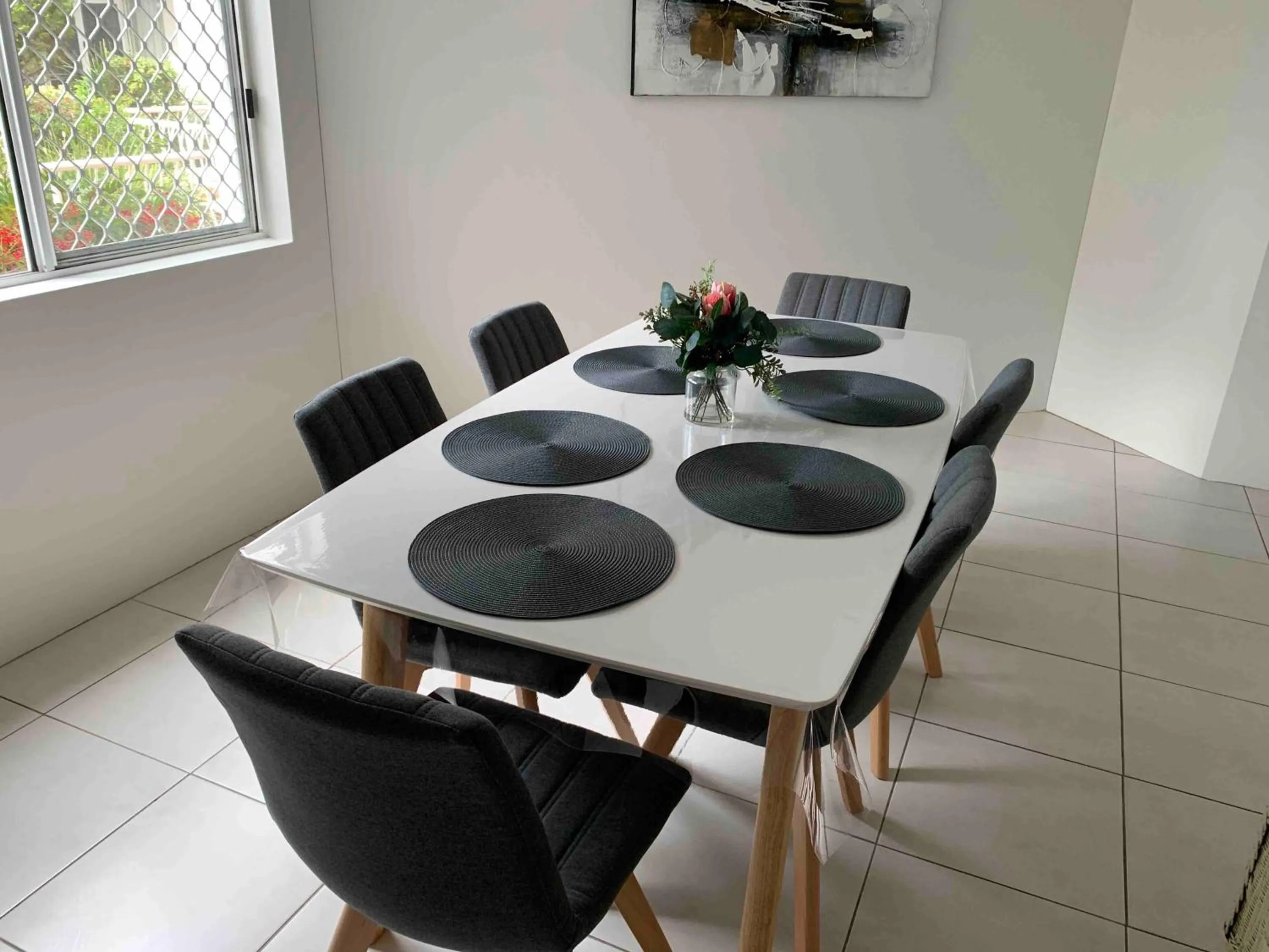 Dining area in Le Beach Apartments