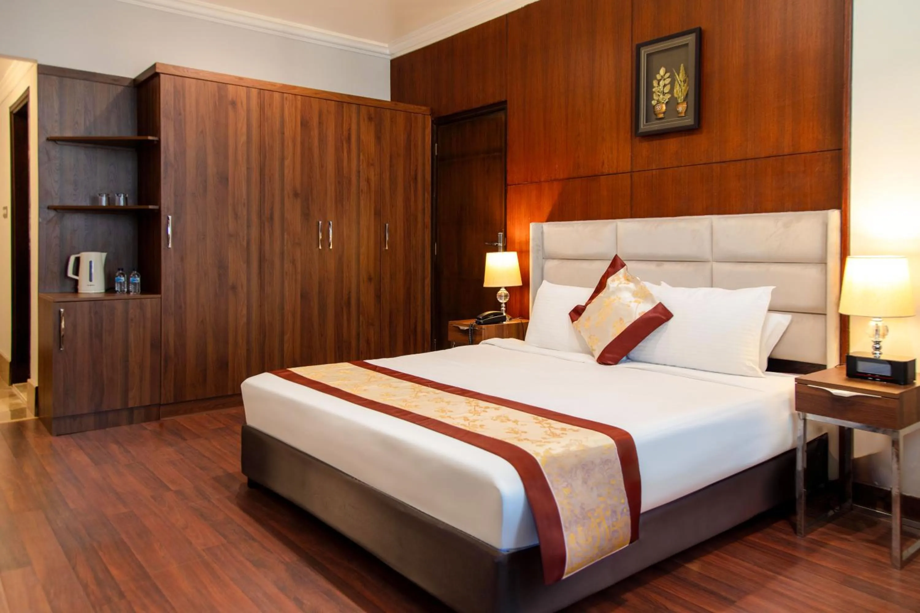 Bed in City Tower Hotel