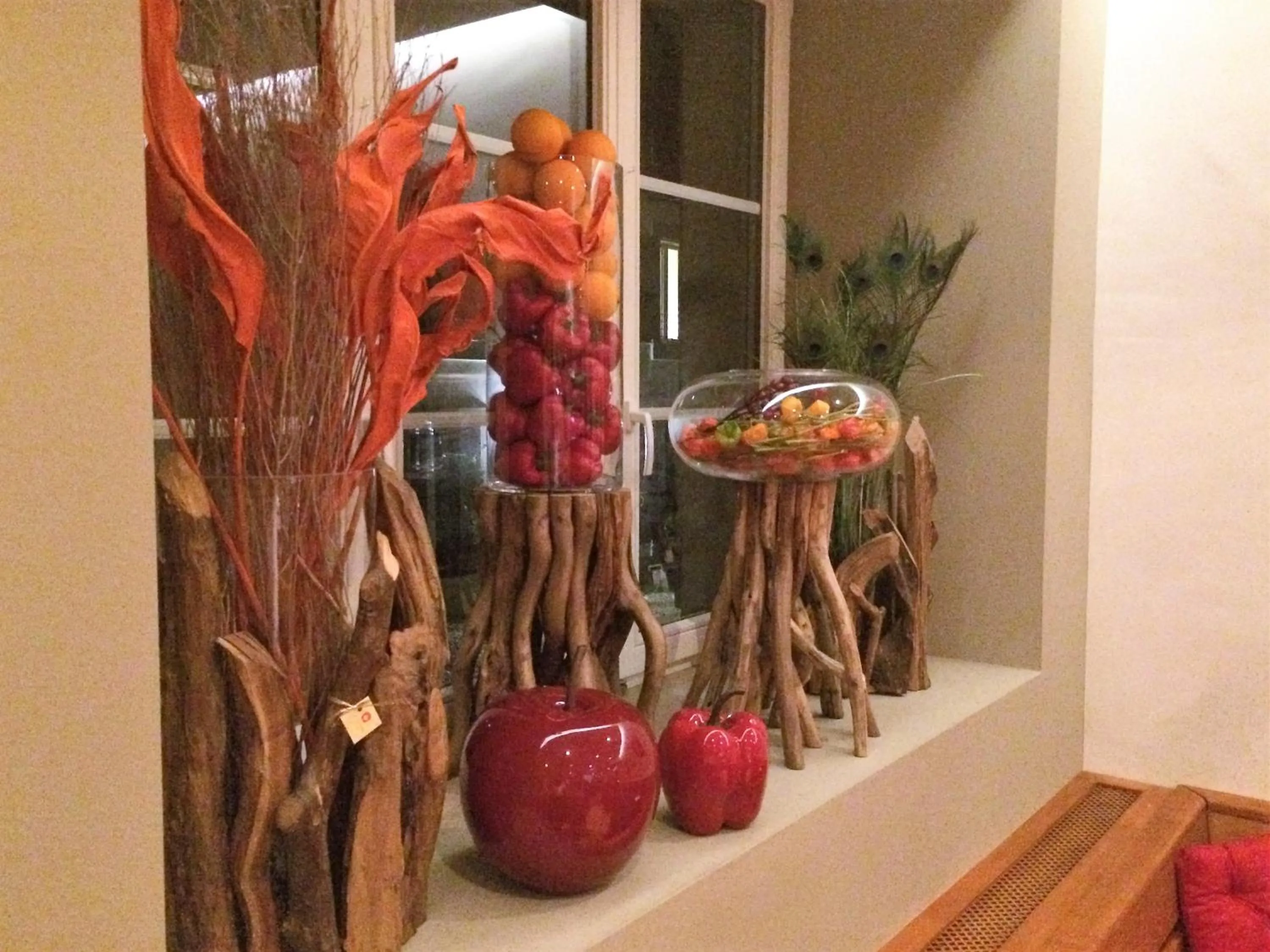 Decorative detail in Auberge de Prangins